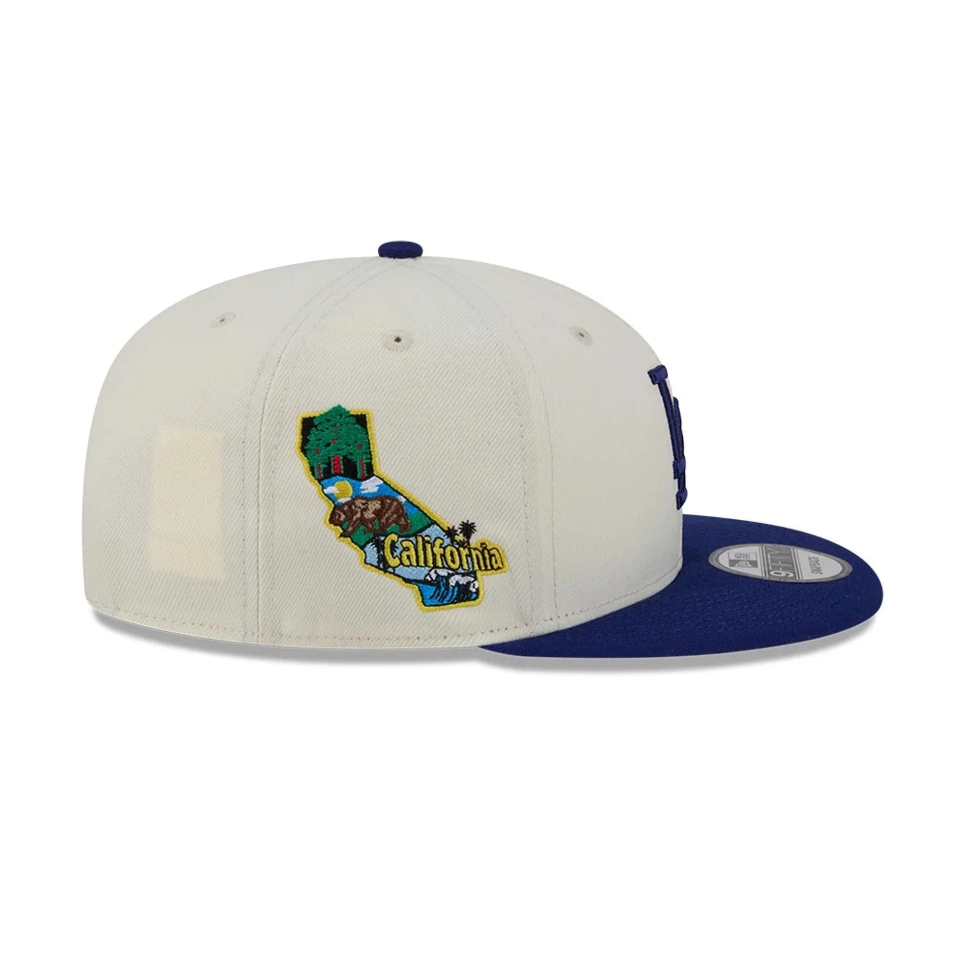 LA Dodgers MLB Localized White 9FIFTY Snapback Adjustable Cap - Image 5