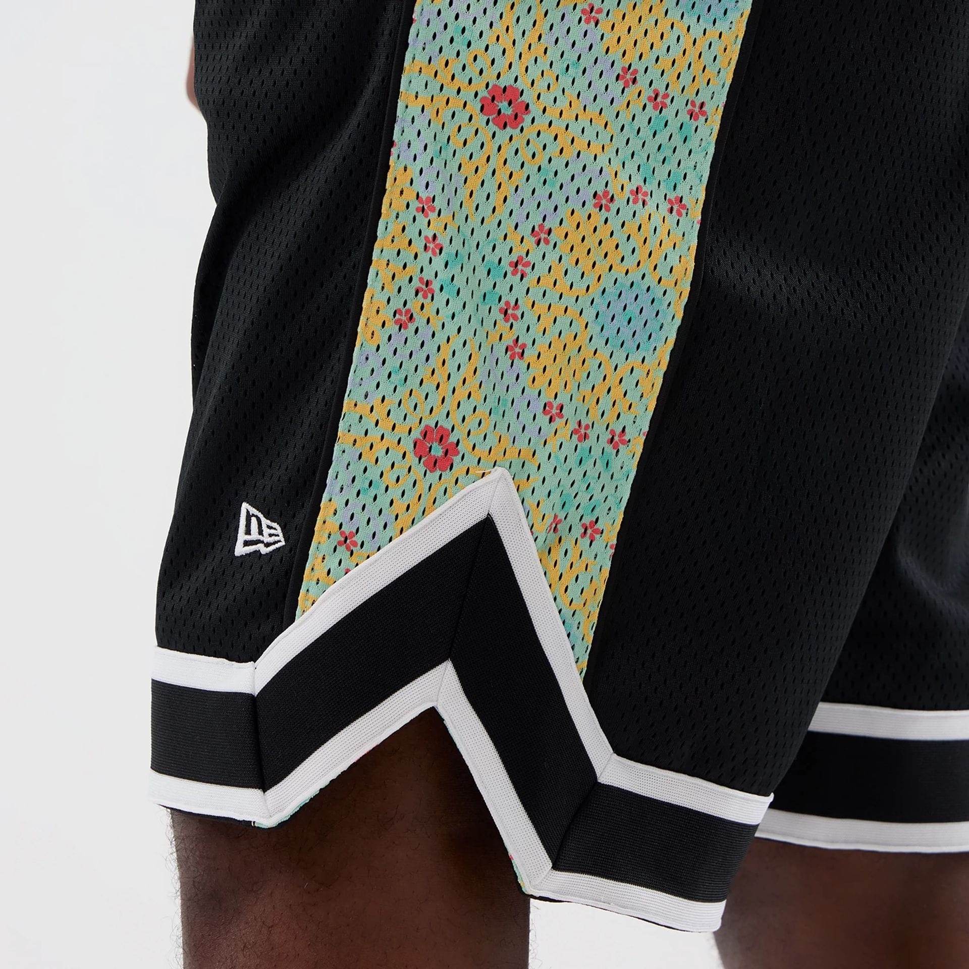 LA Dodgers MLB Mesh Black Mesh Shorts - Image 4