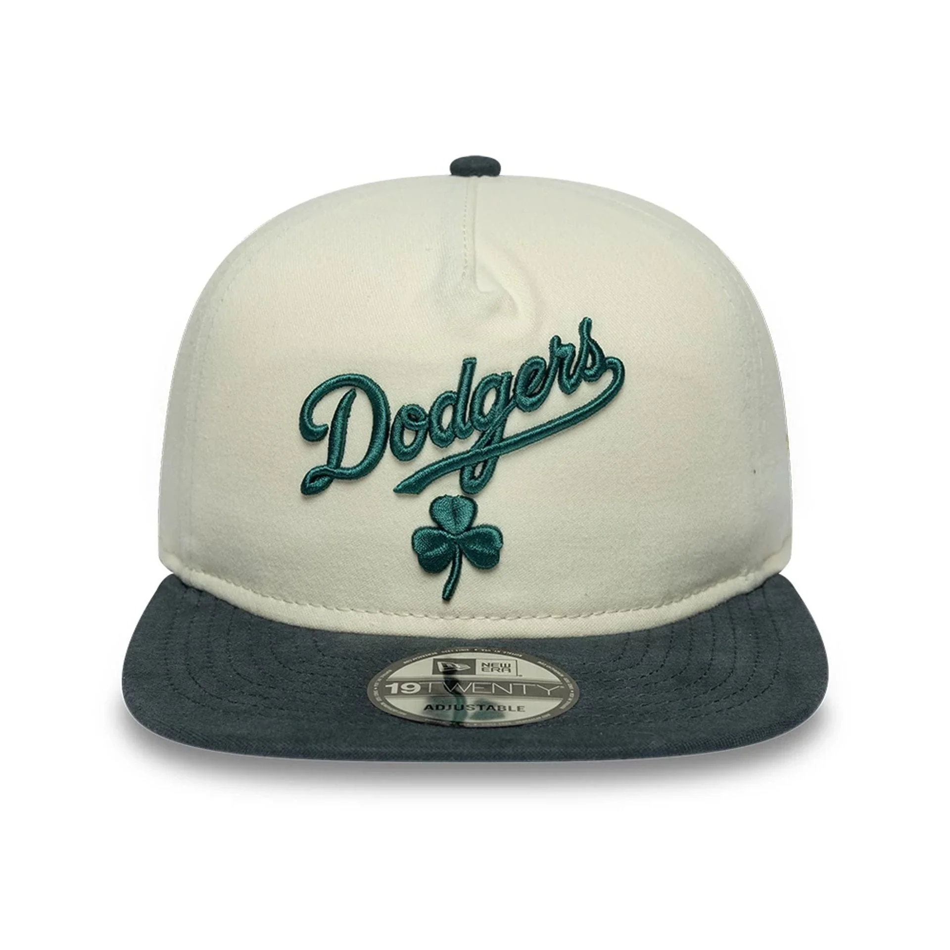 LA Dodgers MLB Metallic Logo Cream 19TWENTY Adjustable Cap - Image 3