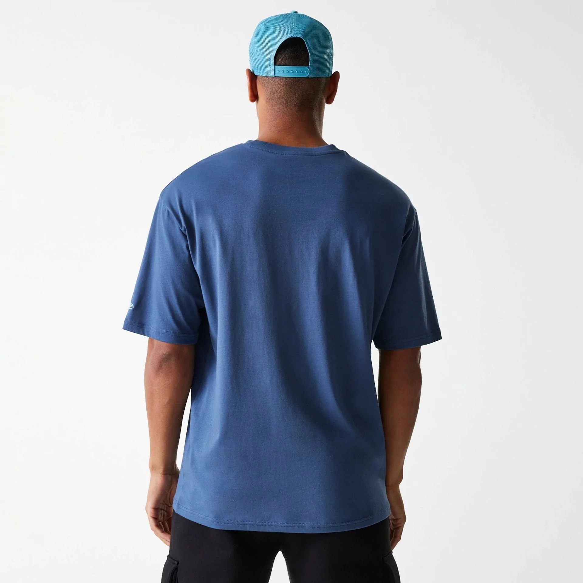 LA Dodgers MLB Midi League Essential Dark Blue Oversized T-Shirt - Image 2