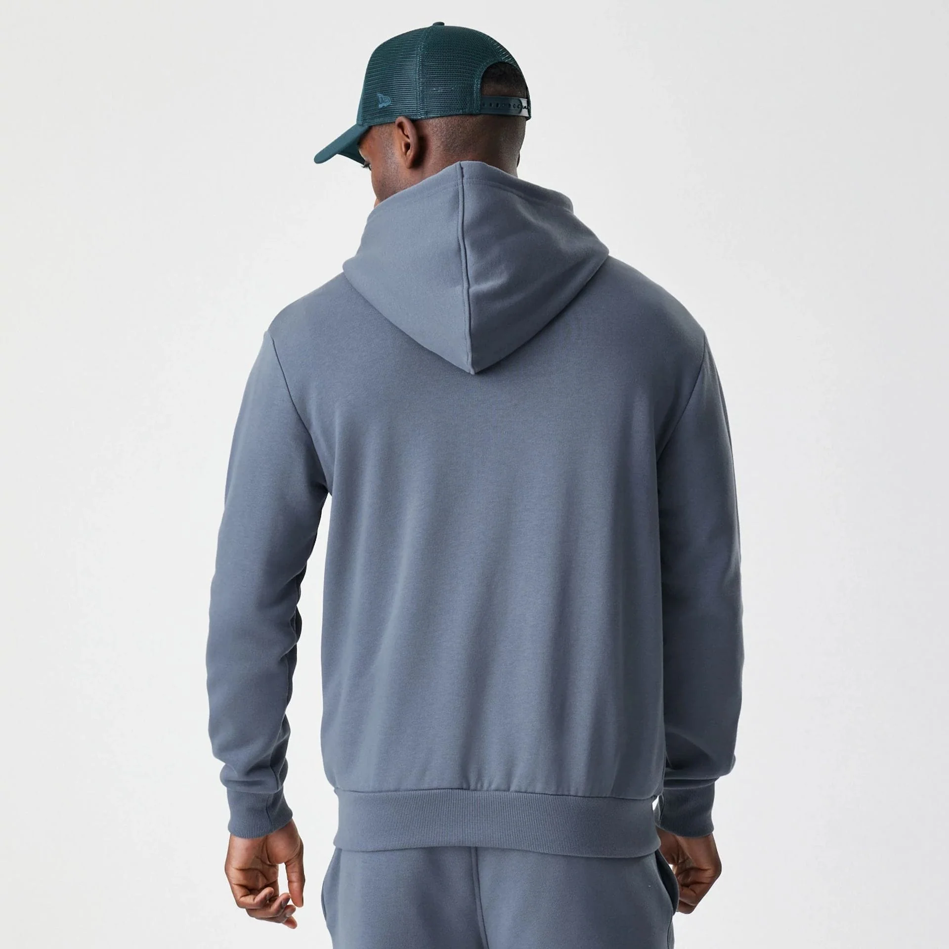 LA Dodgers MLB Midi League Essential Dark Grey Full Zip Hoodie - Image 2