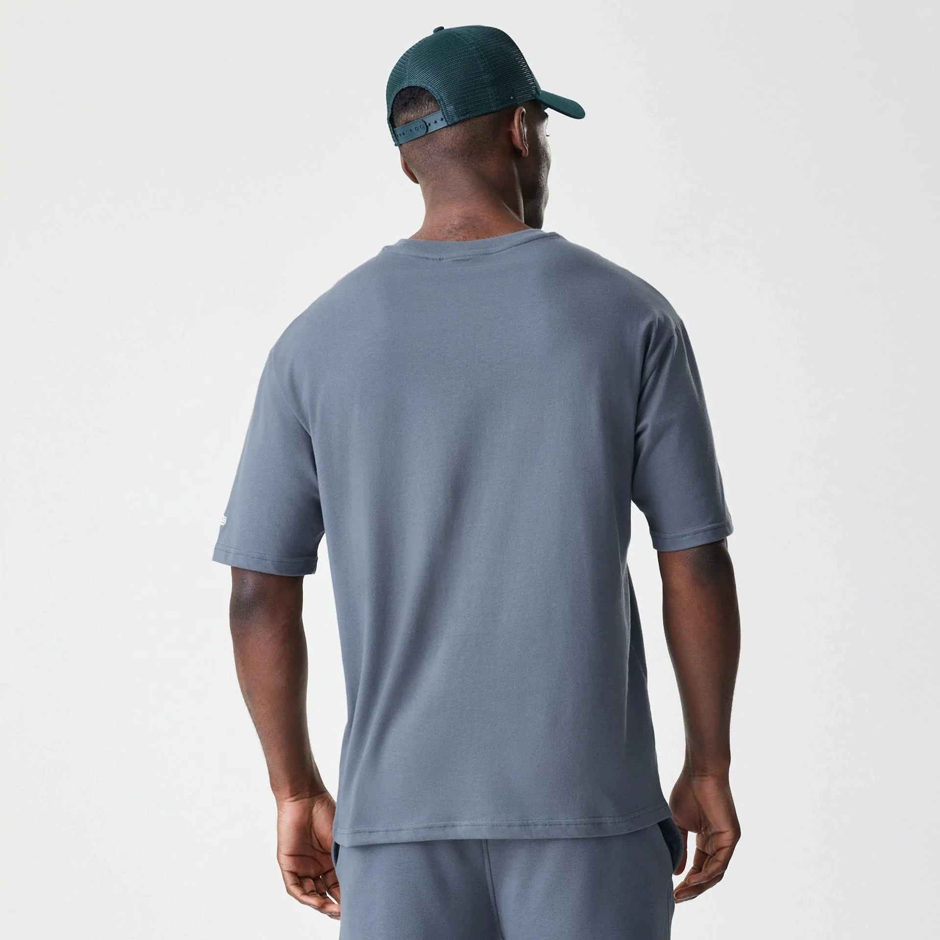 LA Dodgers MLB Midi League Essential Dark Grey Oversized T-Shirt - Image 2