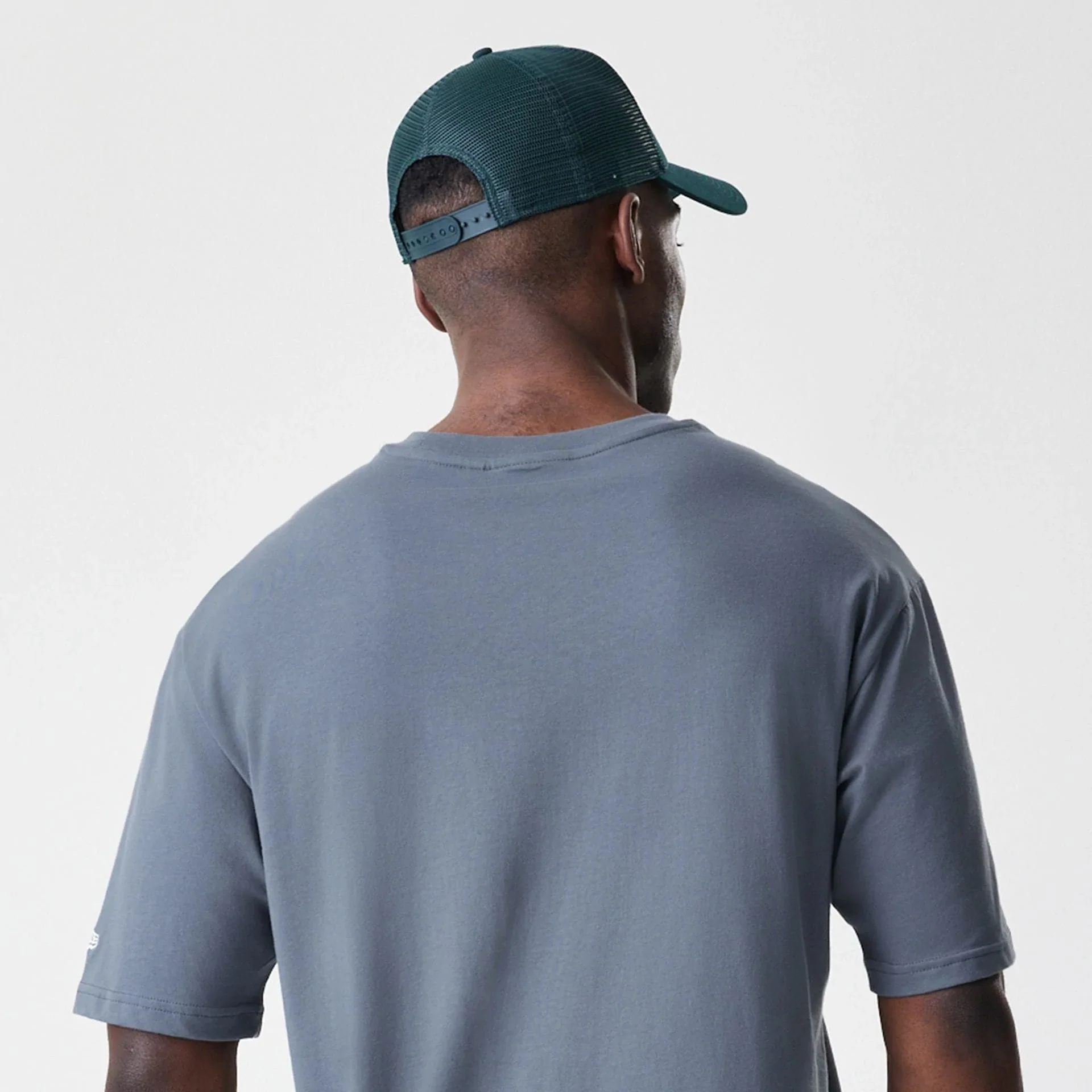 LA Dodgers MLB Midi League Essential Dark Grey Oversized T-Shirt - Image 7