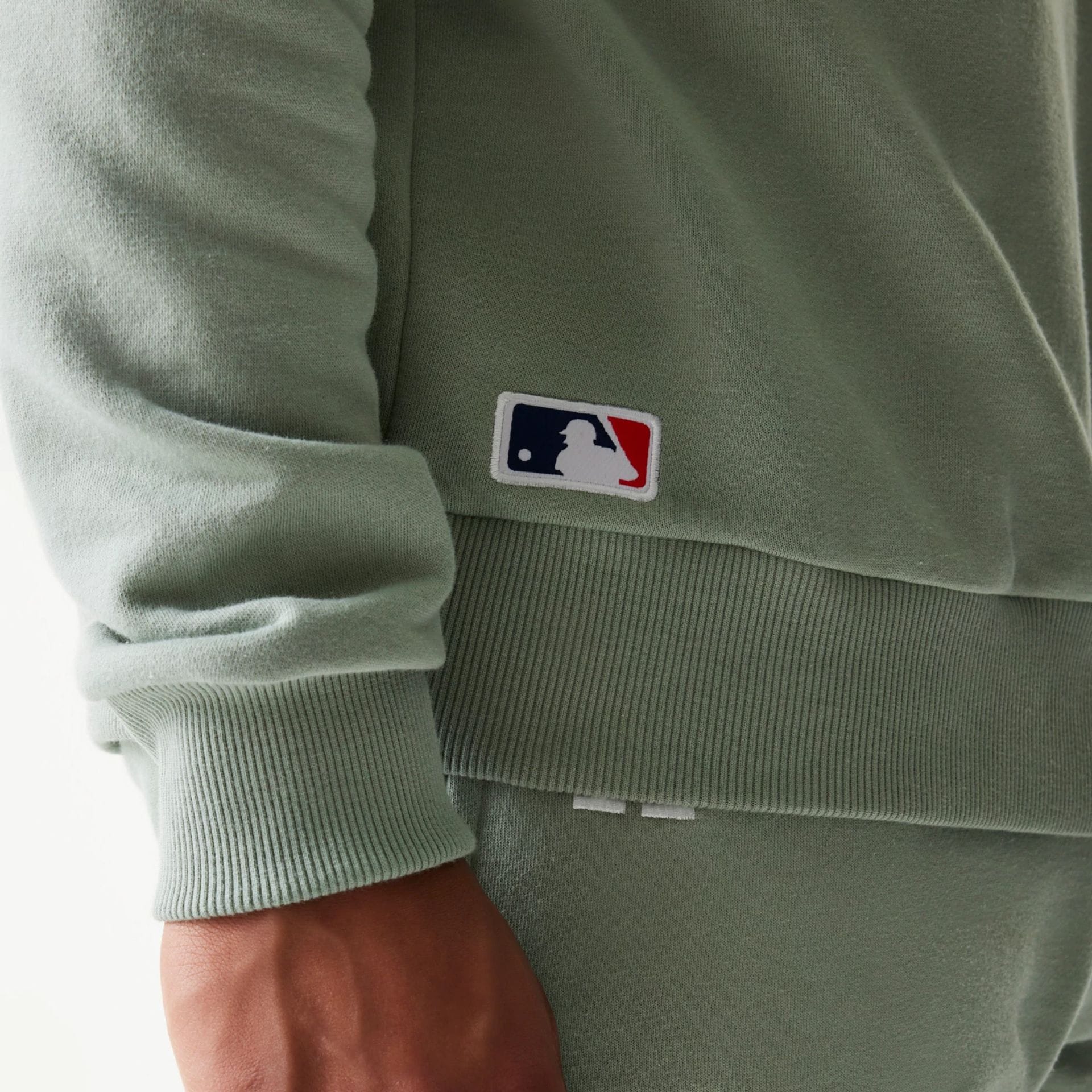 LA Dodgers MLB Midi Pastel Green Oversized Crew Neck Sweater - Image 6