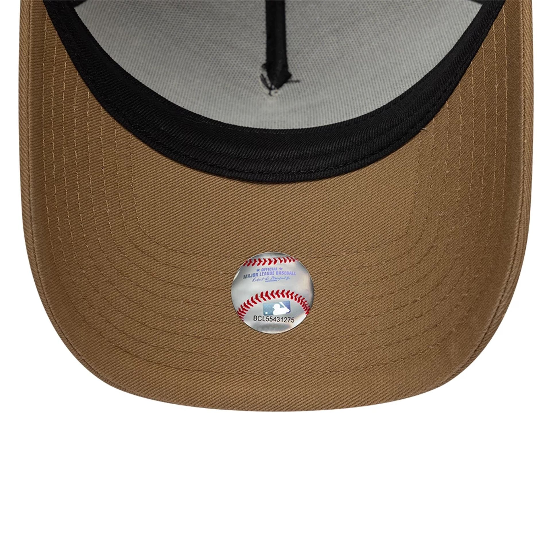 LA Dodgers MLB Mocha Mousse Beige 9FORTY A-Frame Adjustable Cap - Image 6