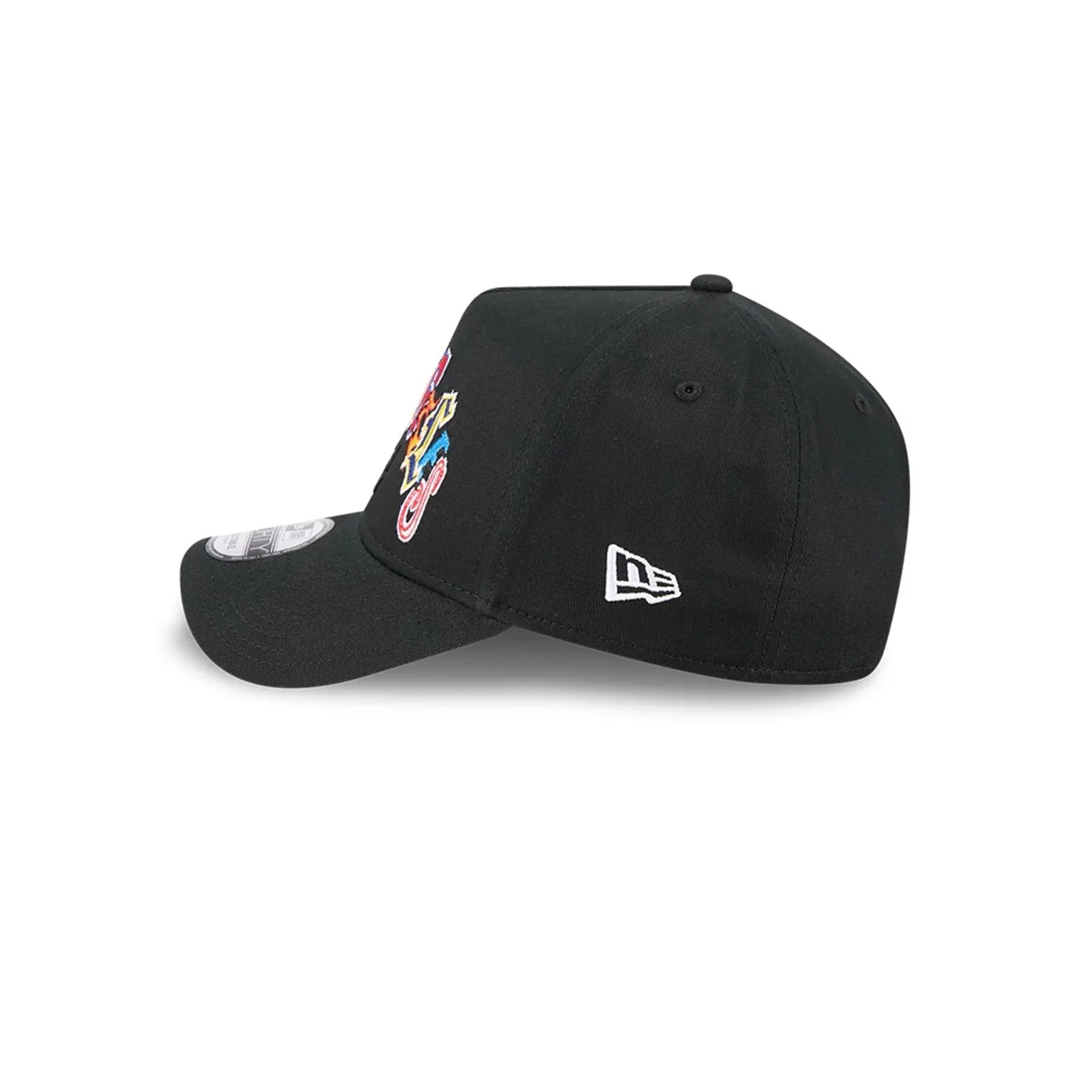 LA Dodgers MLB Multi Letter Black 9FORTY A-Frame Adjustable Cap - Image 5