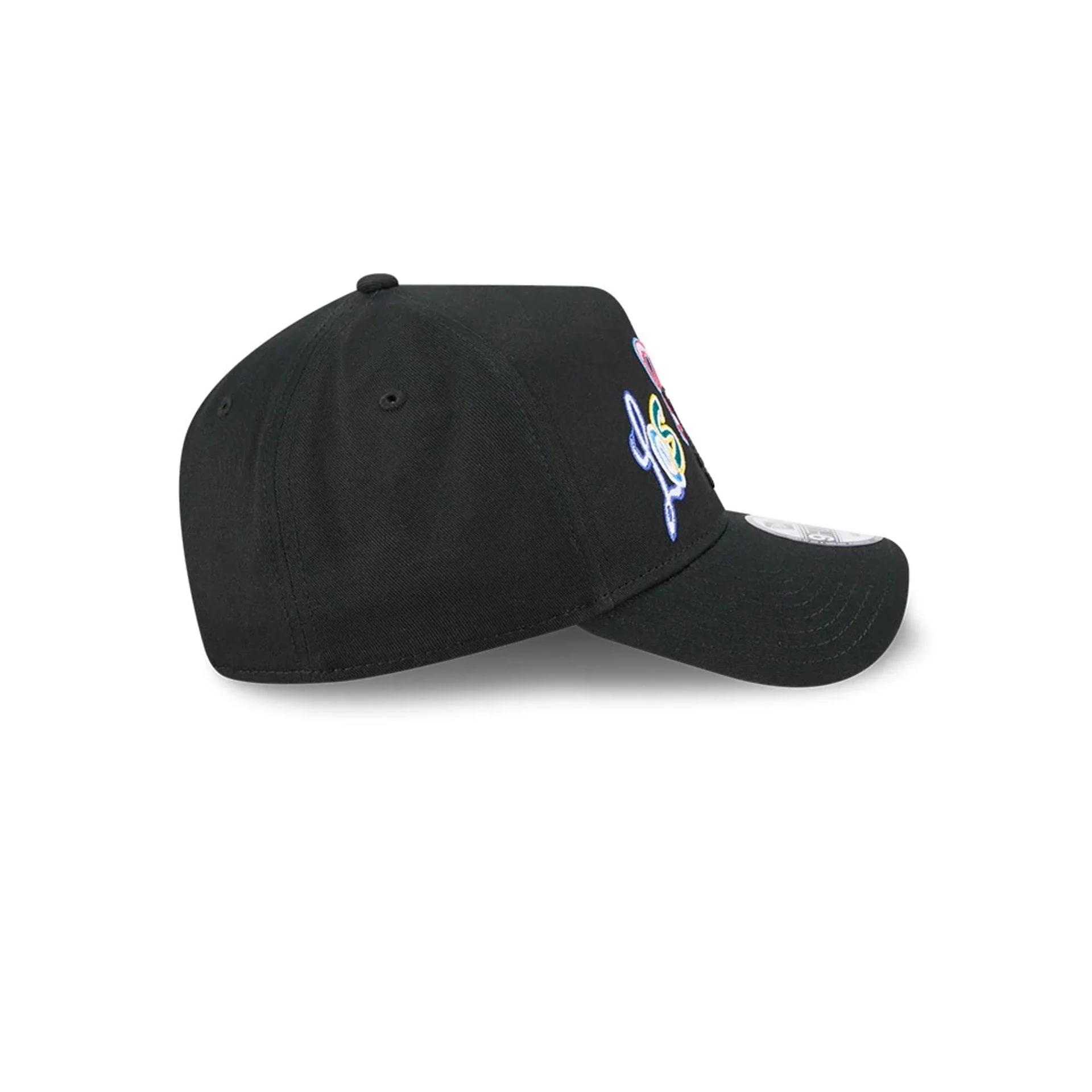 LA Dodgers MLB Multi Letter Black 9FORTY A-Frame Adjustable Cap - Image 6