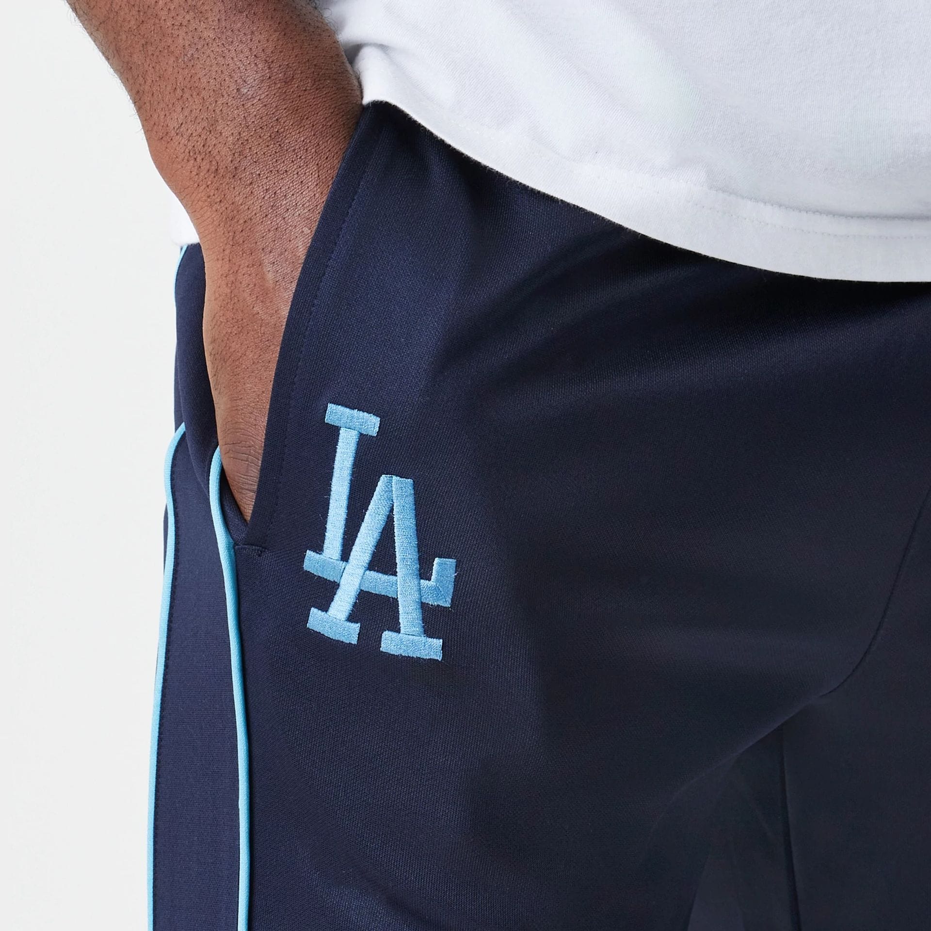 LA Dodgers MLB Navy Track Pants - Image 4