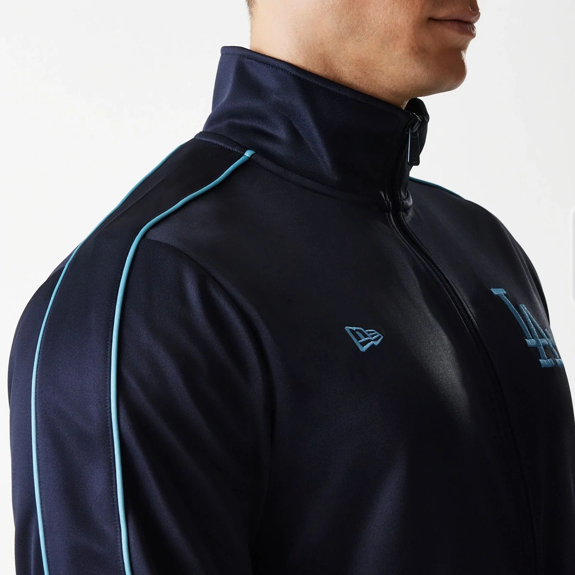 LA Dodgers MLB Navy Track Top - Image 5