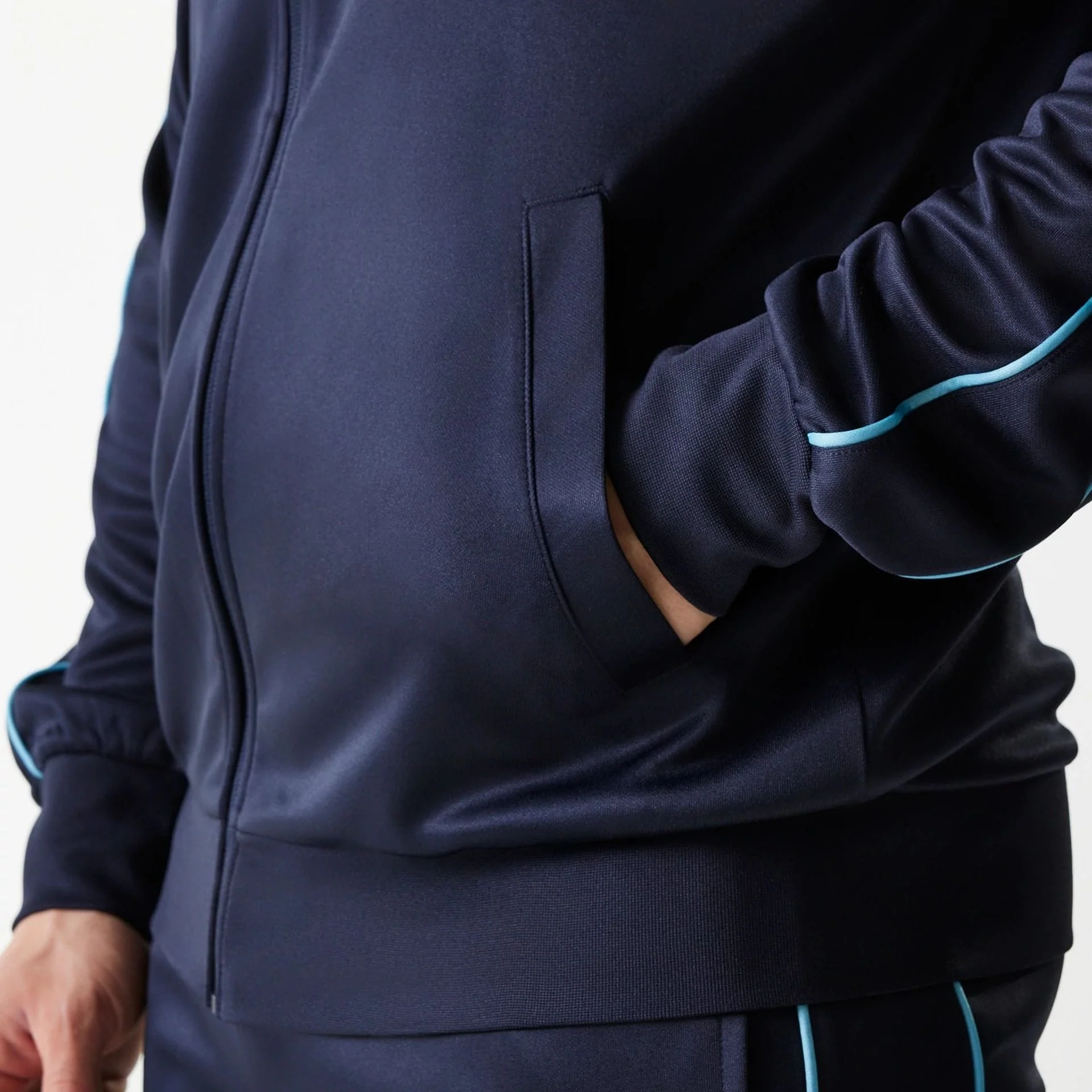 LA Dodgers MLB Navy Track Top - Image 6