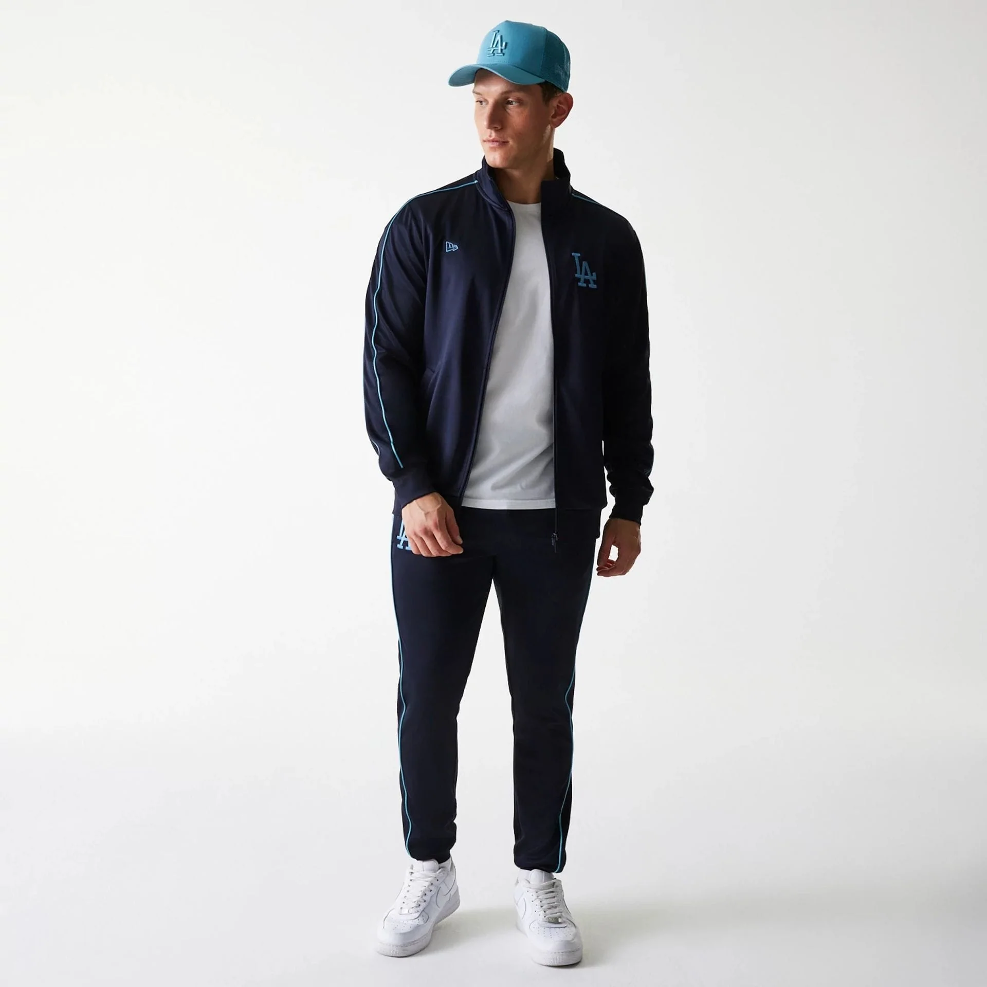 LA Dodgers MLB Navy Track Top - Image 8