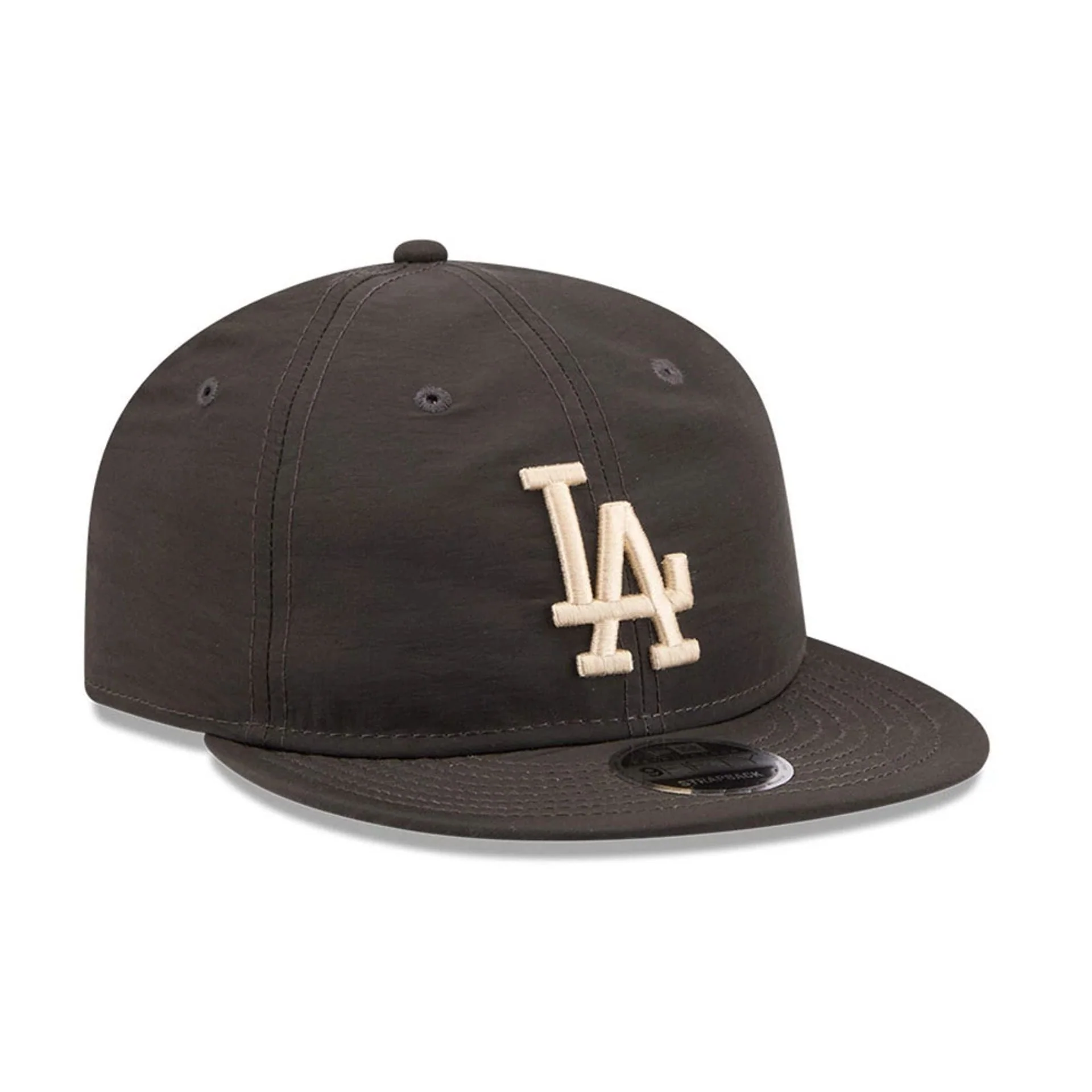 LA Dodgers MLB Nylon Black Retro Crown 9FIFTY Adjustable Cap - Image 5