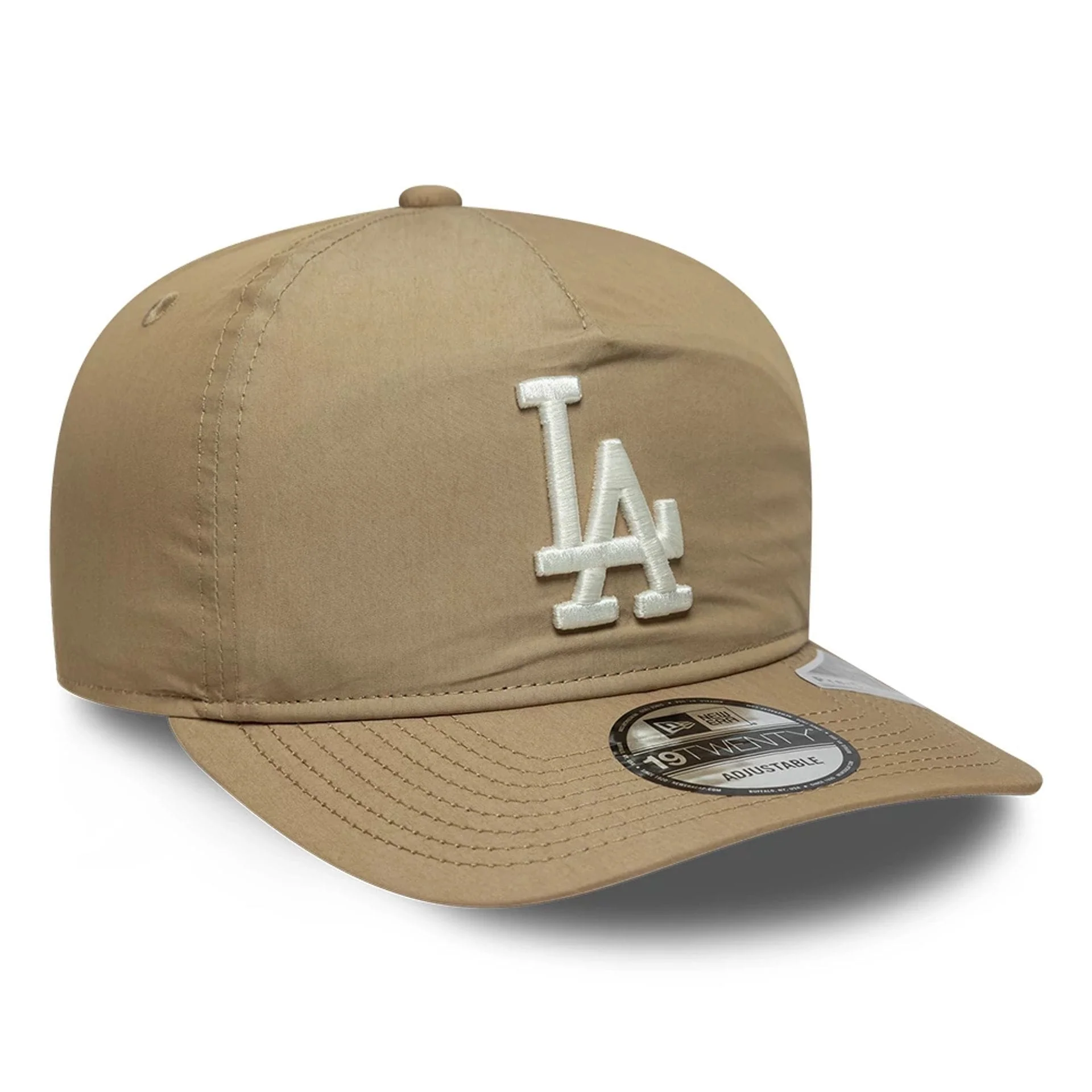 LA Dodgers MLB Nylon Open Beige 19TWENTY Adjustable Cap - Image 4