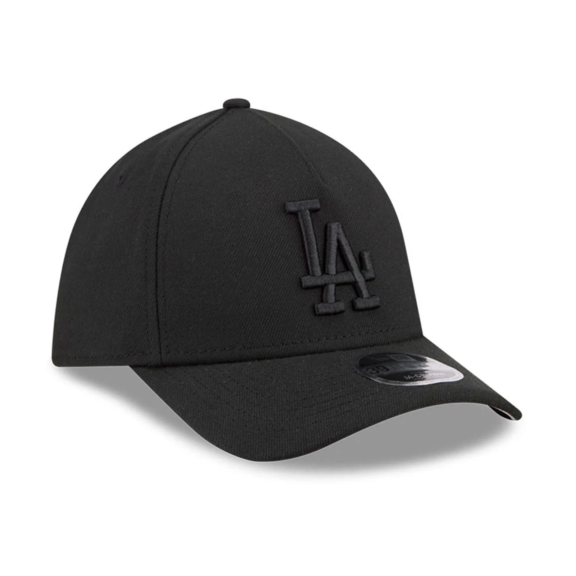 LA Dodgers MLB Outline Black 39THIRTY M-Crown A-Frame Stretch Fit Cap - Image 2