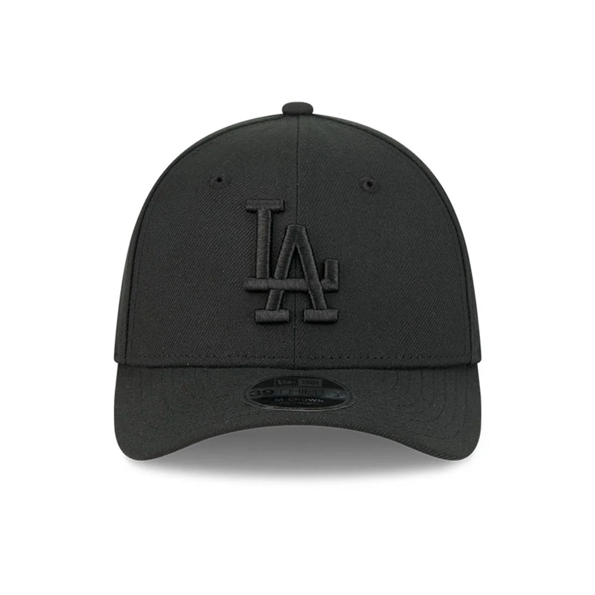 LA Dodgers MLB Outline Black 39THIRTY M-Crown Stretch Fit Cap - Image 3