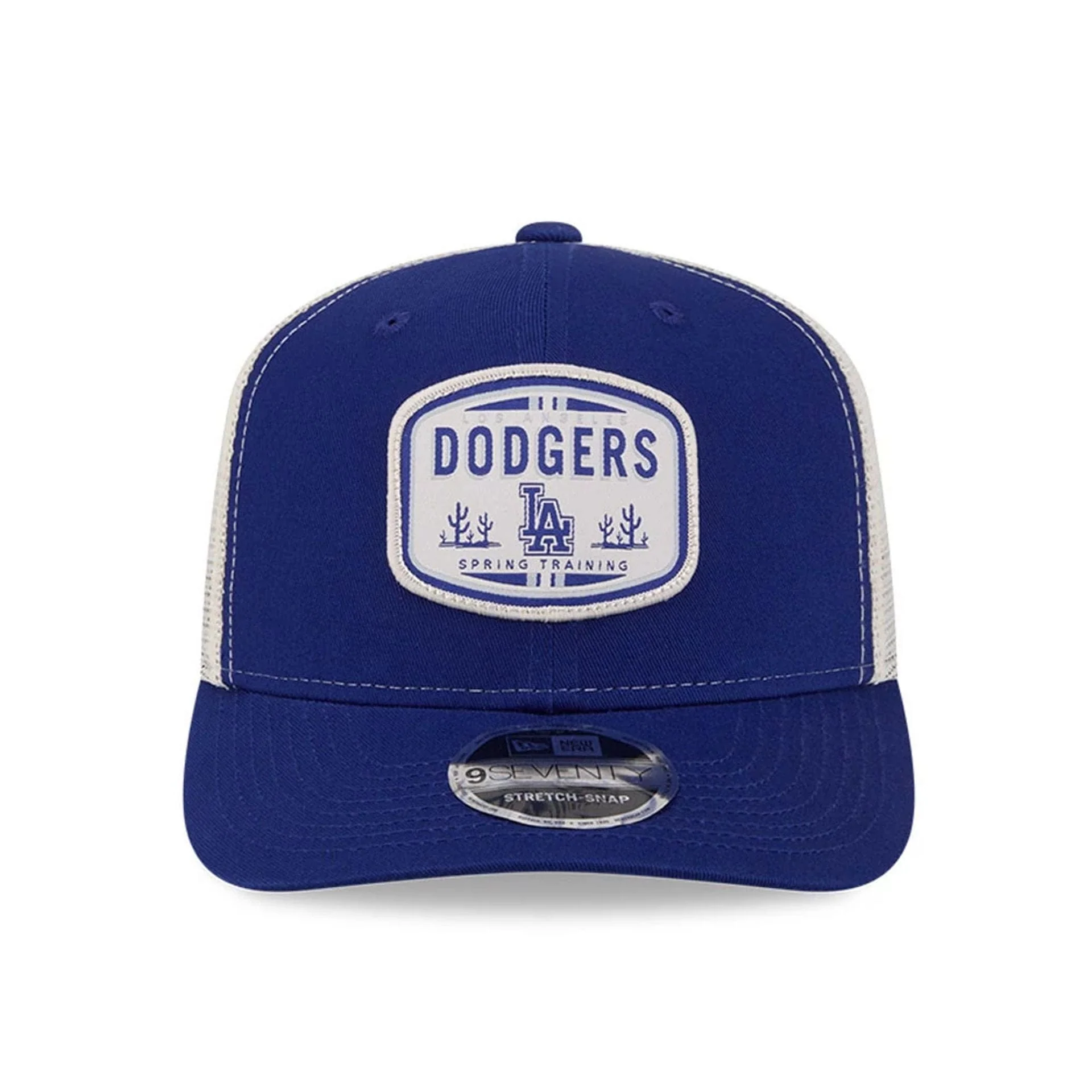 LA Dodgers MLB Patch Dark Blue 9SEVENTY Stretch Snap Adjustable Cap - Image 3