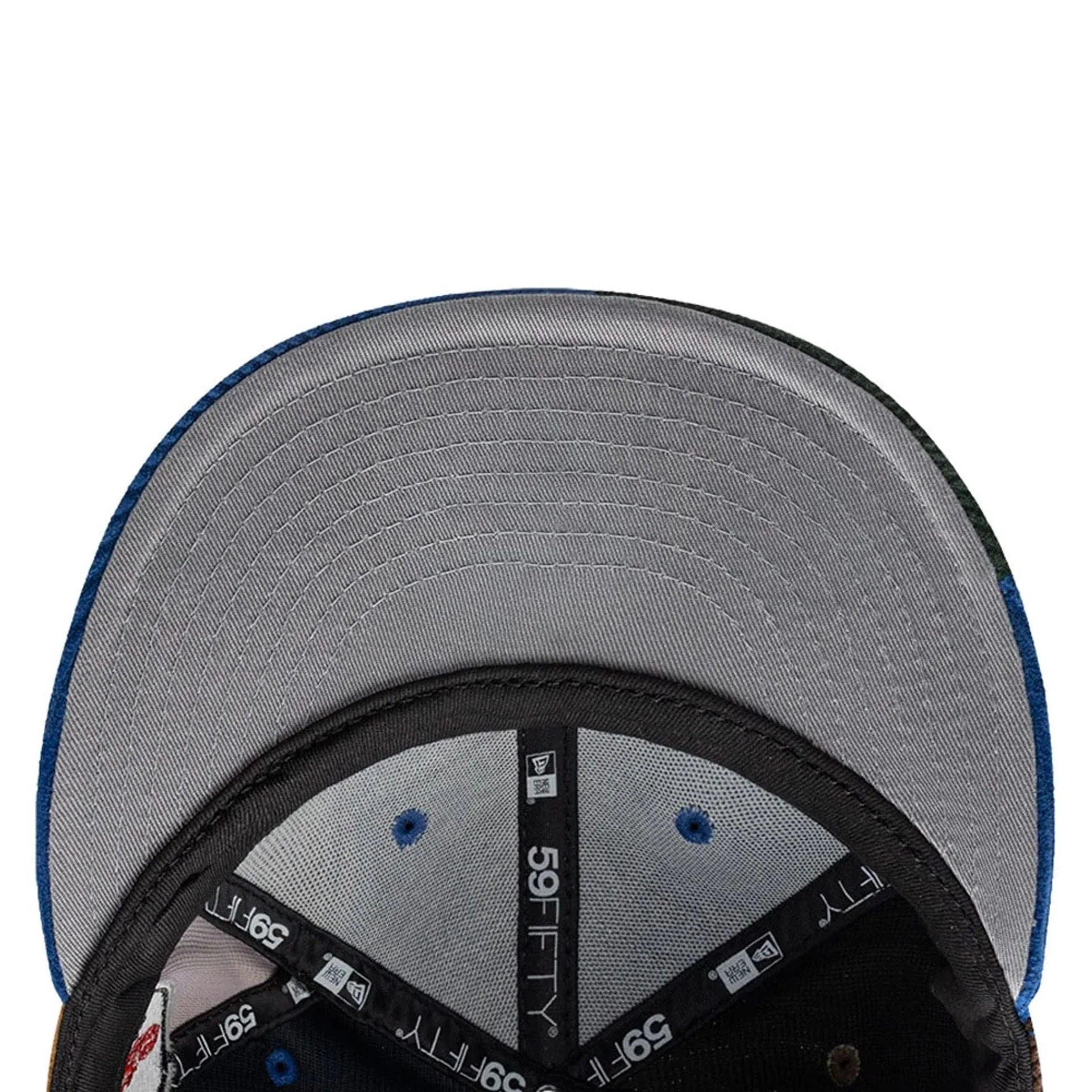 LA Dodgers MLB Patchwork Dark Blue 59FIFTY Fitted Cap - Image 2