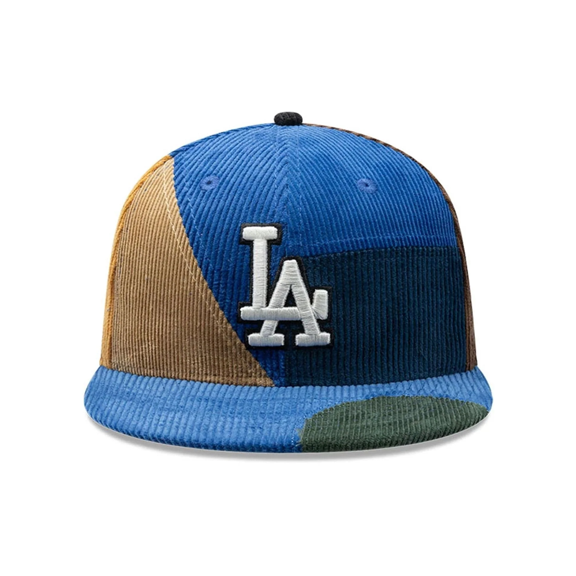 LA Dodgers MLB Patchwork Dark Blue 59FIFTY Fitted Cap - Image 3