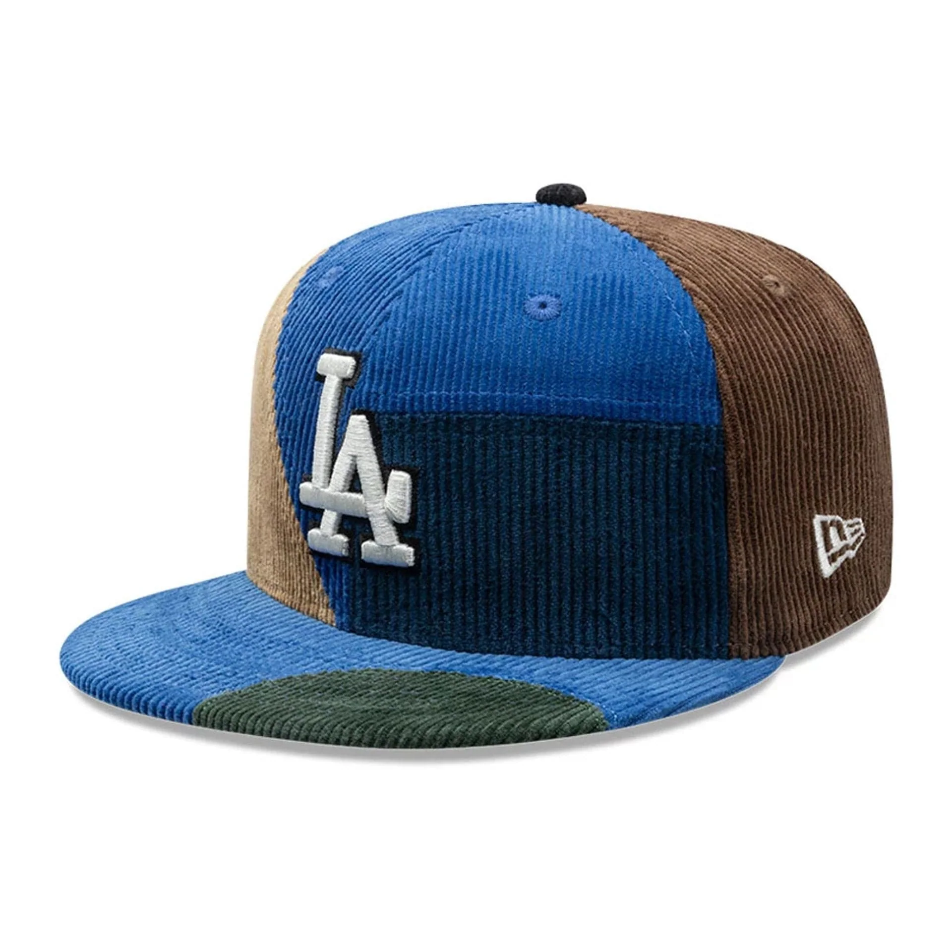 LA Dodgers MLB Patchwork Dark Blue 59FIFTY Fitted Cap - Image 4