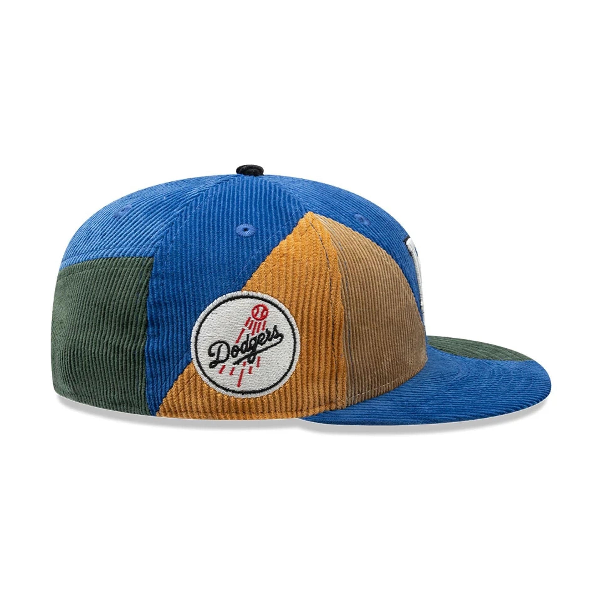 LA Dodgers MLB Patchwork Dark Blue 59FIFTY Fitted Cap - Image 5