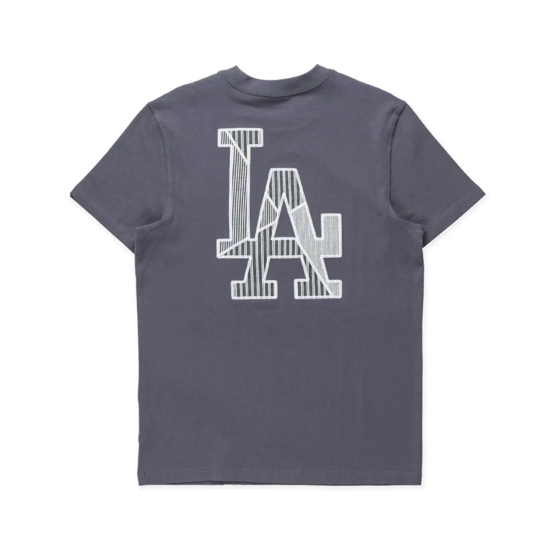 LA Dodgers MLB Patchwork Grey T-Shirt - Image 2