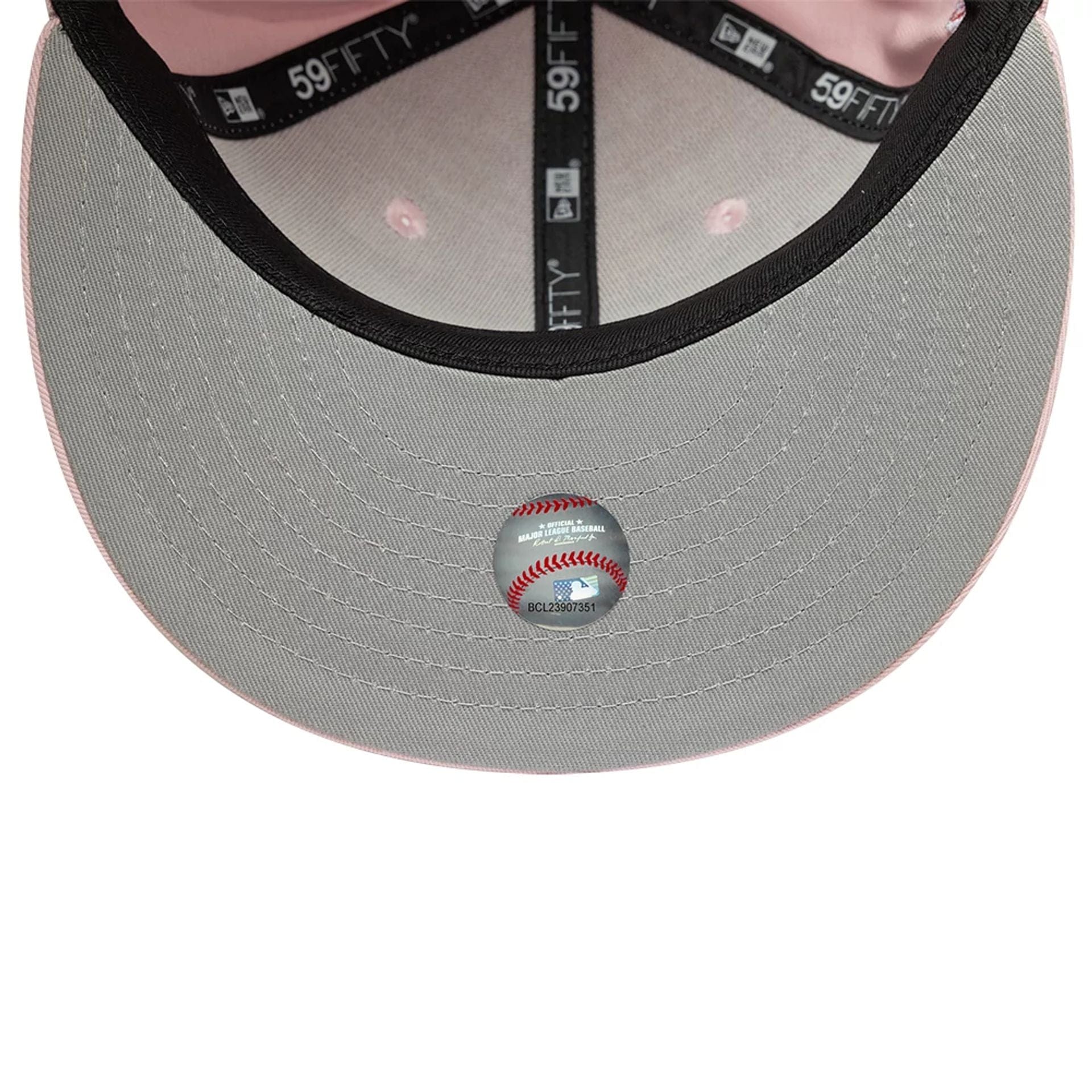 LA Dodgers MLB Pink 59FIFTY Fitted Cap - Image 2