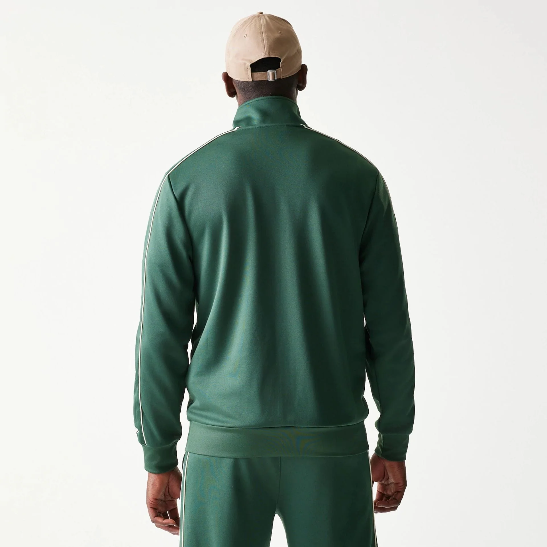 LA Dodgers MLB Piping Dark Green Track Jacket - Image 2