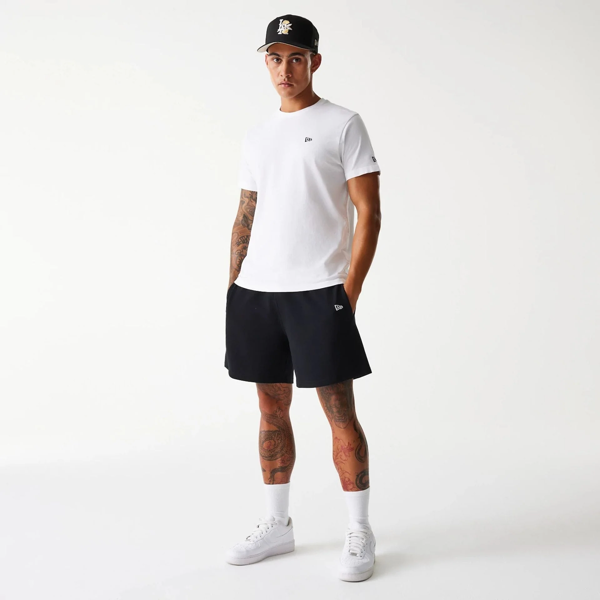 LA Dodgers MLB Pique Black Shorts - Image 8
