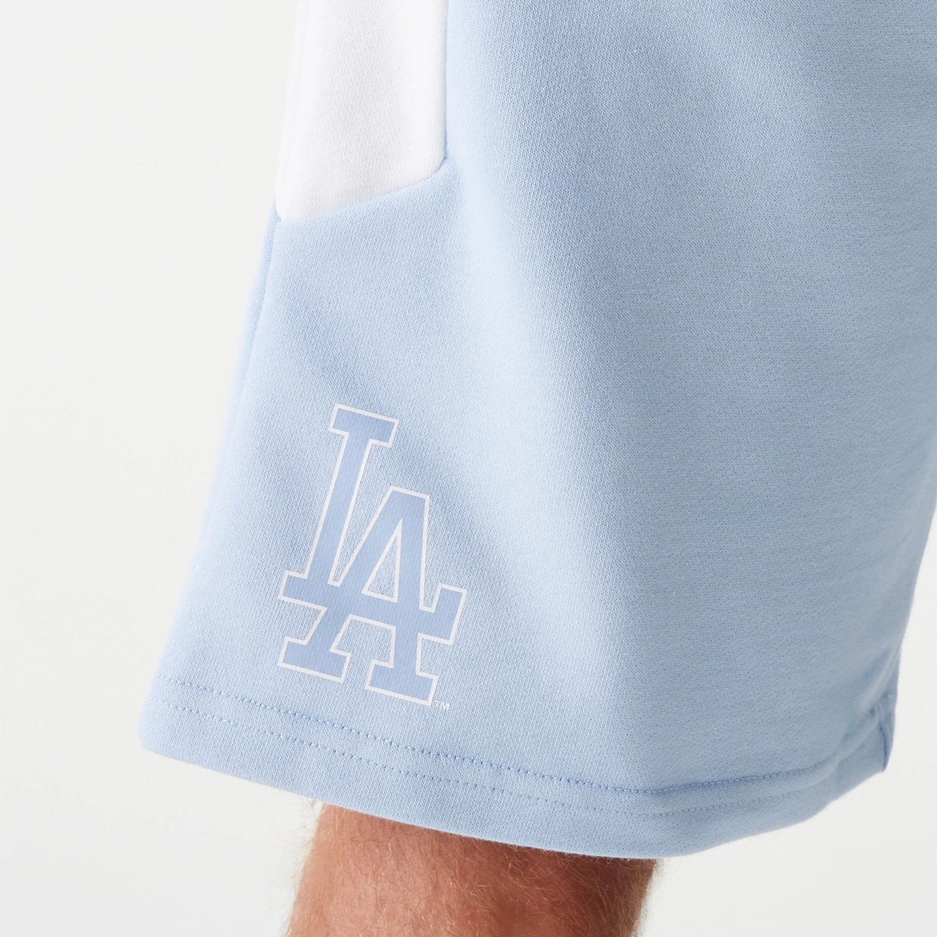 LA Dodgers MLB Raglan Pastel Blue Shorts - Image 3