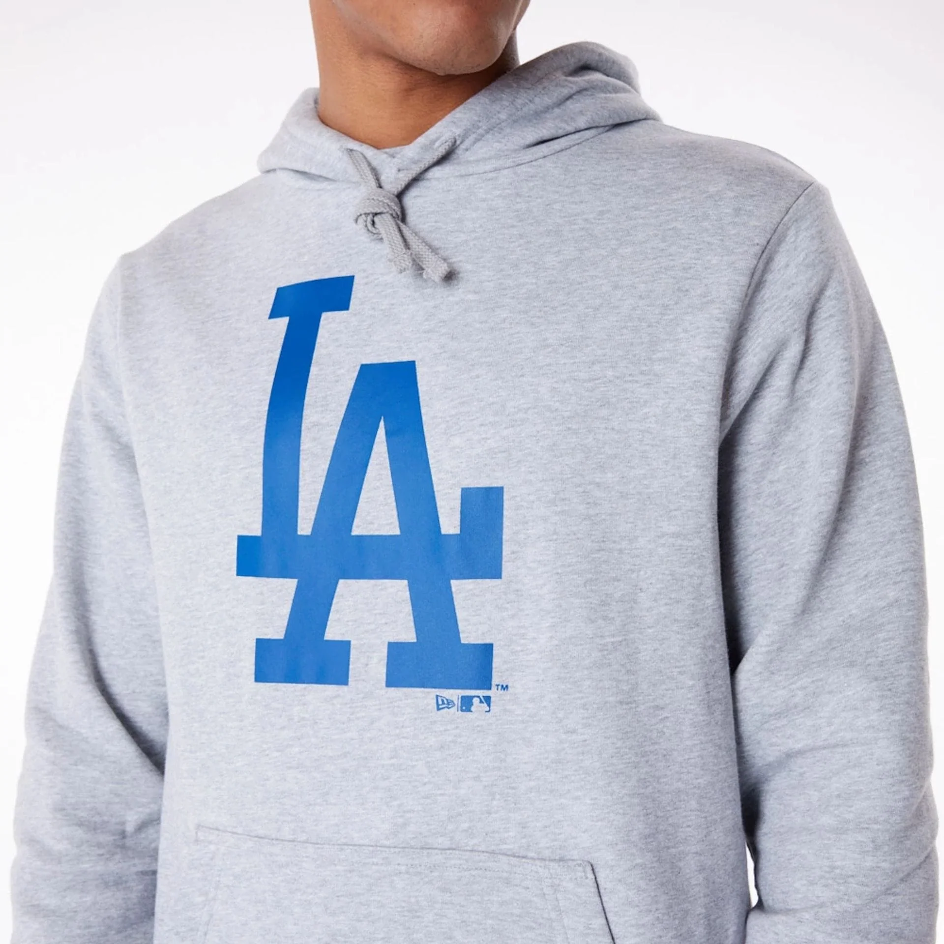 LA Dodgers MLB Regular Grey Pullover Hoodie - Image 2