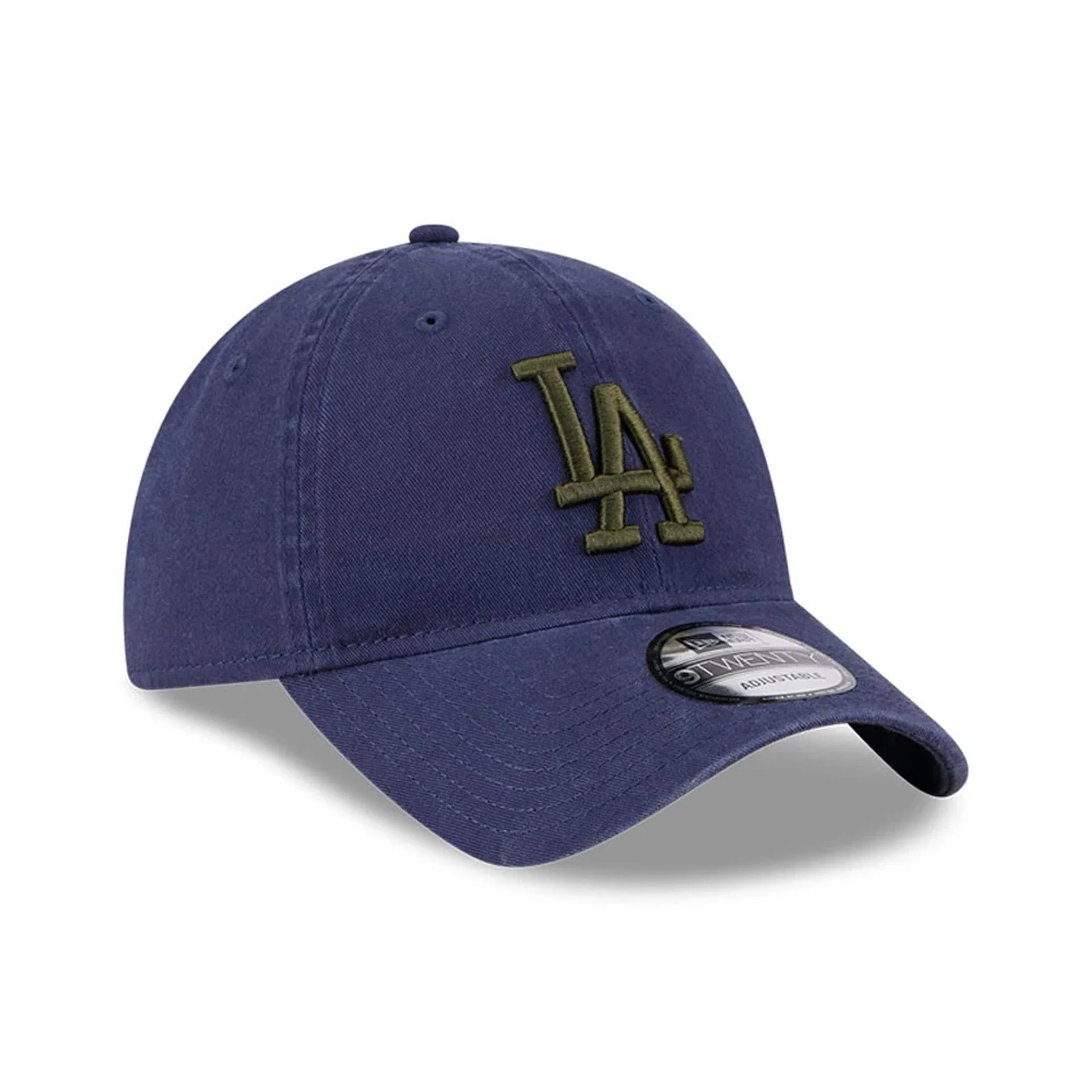 LA Dodgers MLB Rifle Green Logo Navy 9TWENTY Adjustable Cap - Image 3