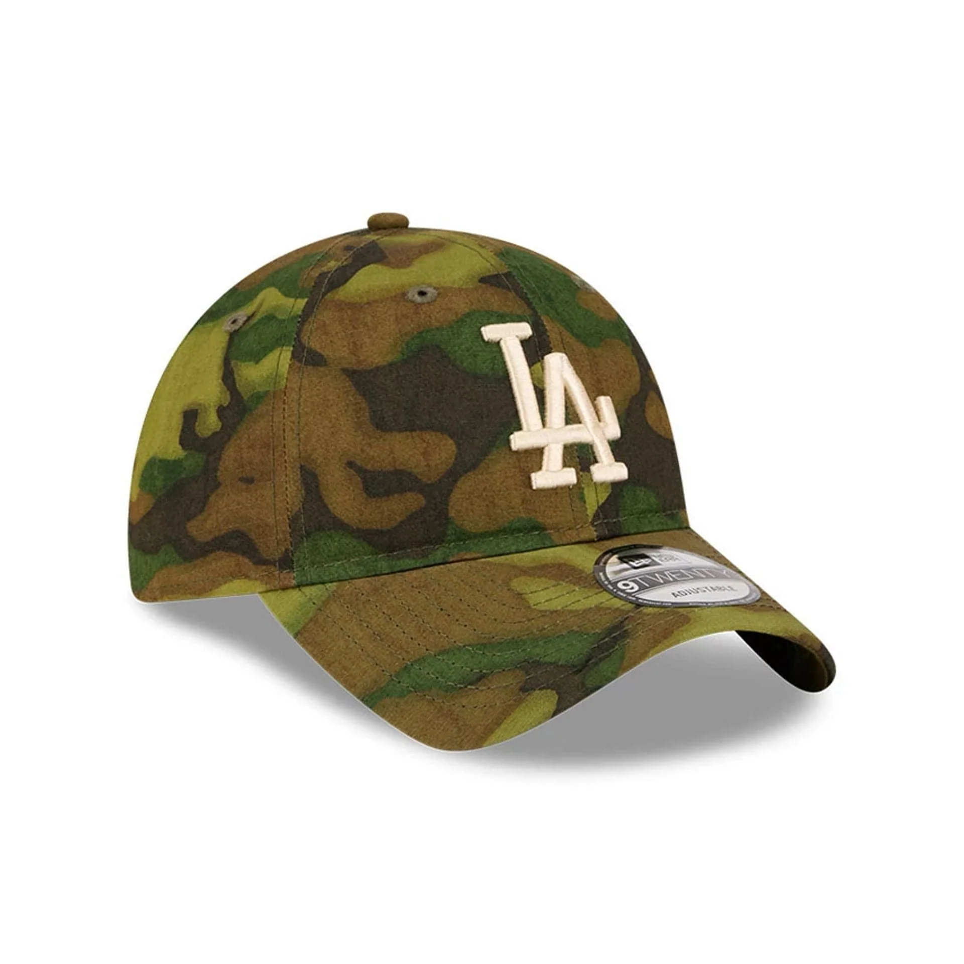 LA Dodgers MLB Ripstop Camo 9TWENTY Adjustable Cap - Image 3