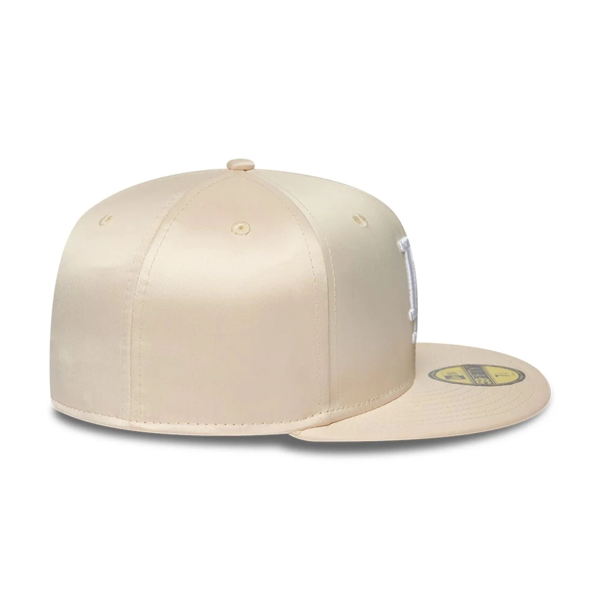LA Dodgers MLB Satin White 59FIFTY Fitted Cap - Image 7