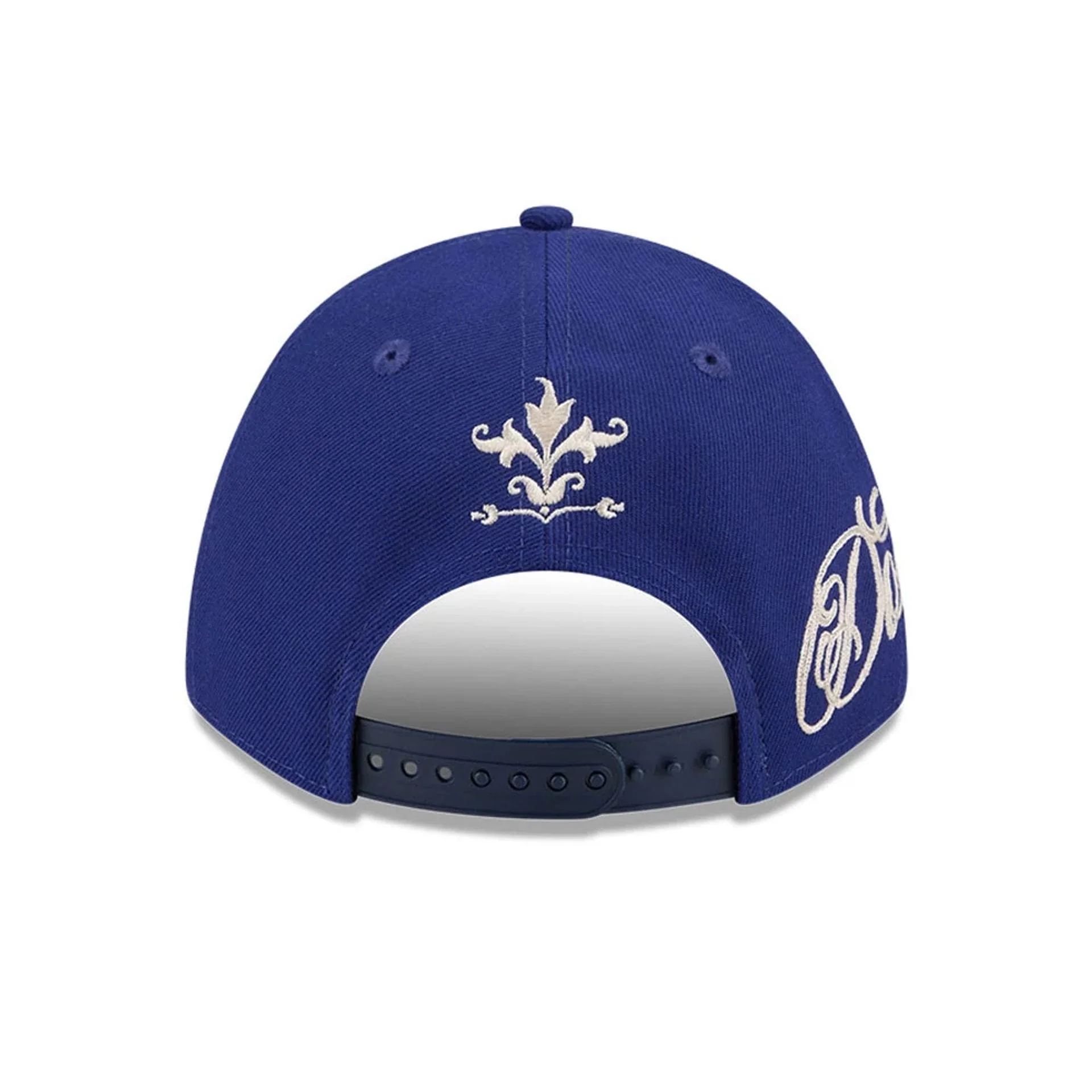 LA Dodgers MLB Script Dark Blue 9FORTY M-Crown A-Frame Adjustable Cap - Image 3
