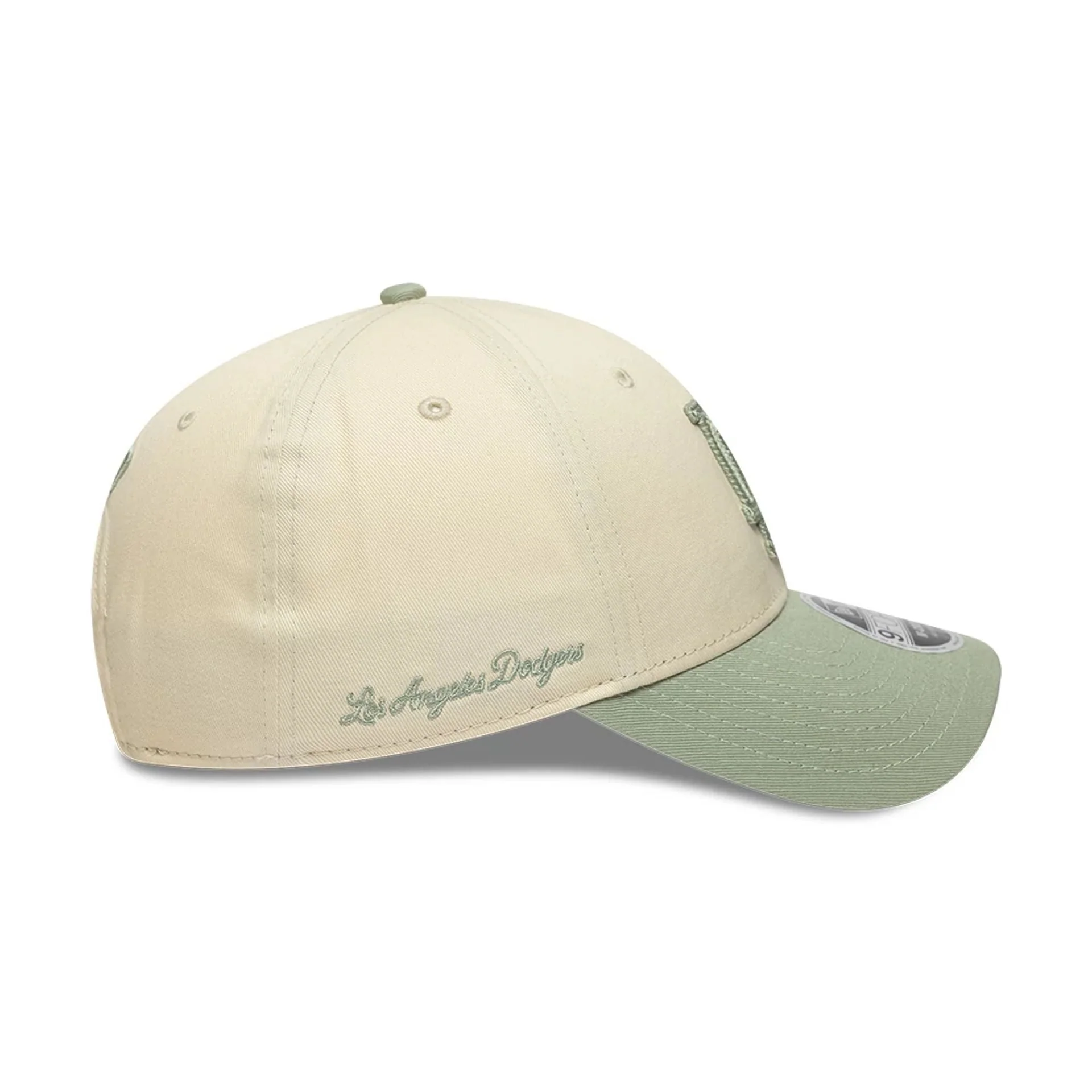 LA Dodgers MLB Side Script Cream 9FORTY M-Crown Adjustable Cap - Image 5