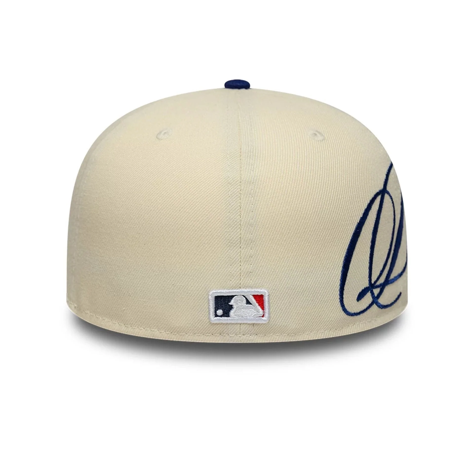 LA Dodgers MLB Side Script Cream Low Profile 59FIFTY Fitted Cap - Image 6