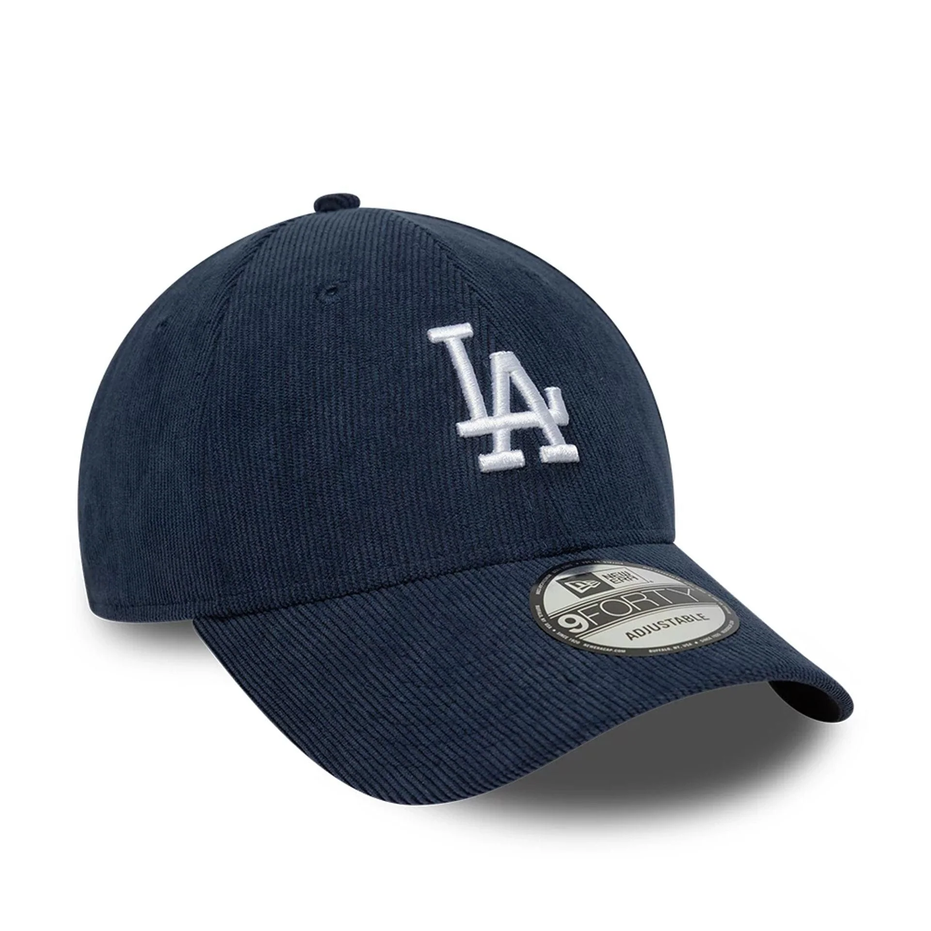 LA Dodgers MLB Soft Cord Navy 9FORTY Adjustable Cap - Image 3