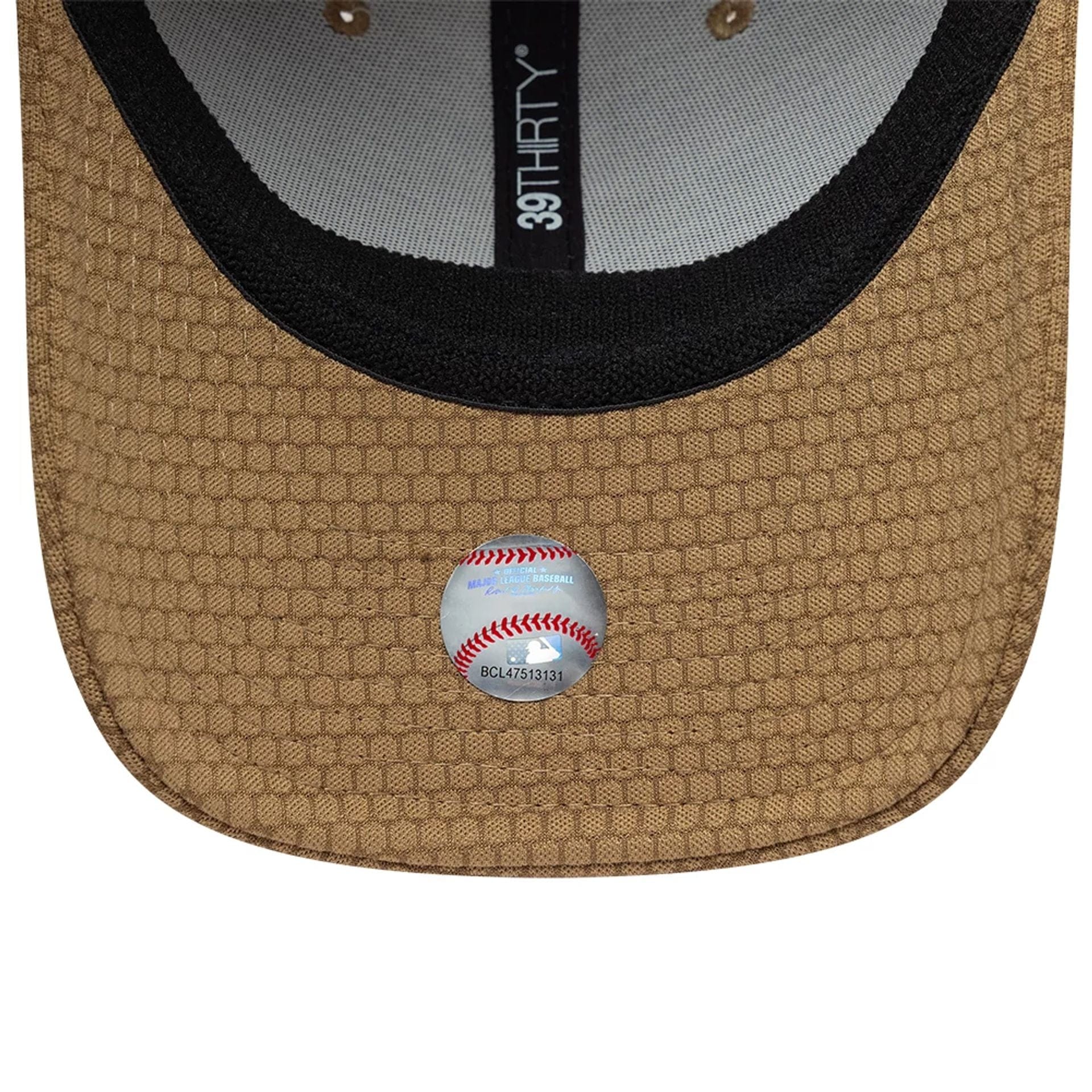 LA Dodgers MLB Tech Dark Beige 39THIRTY Stretch Fit Cap - Image 7