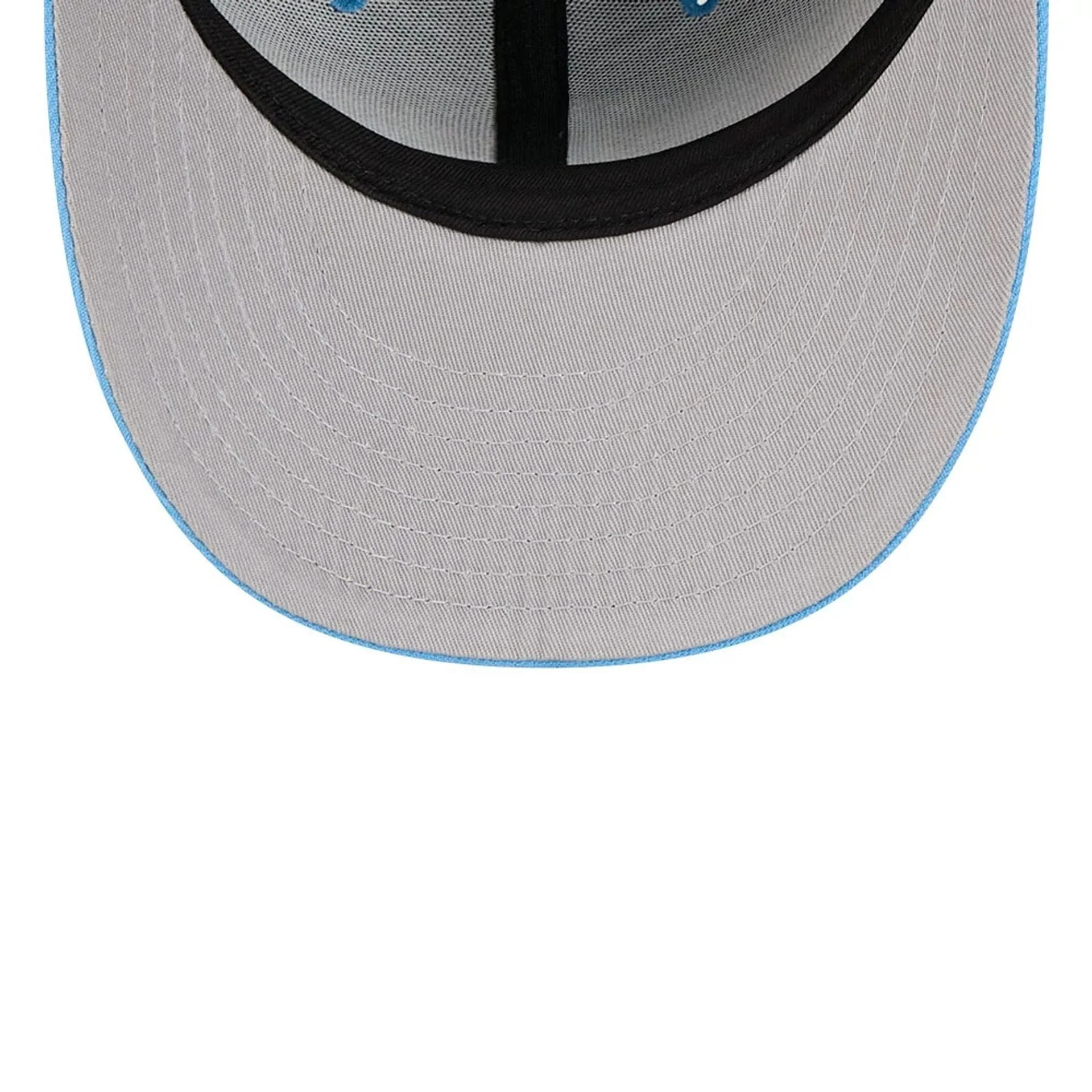 LA Dodgers MLB Tweedy Cotton Pastel Blue 59FIFTY Fitted Cap - Image 2