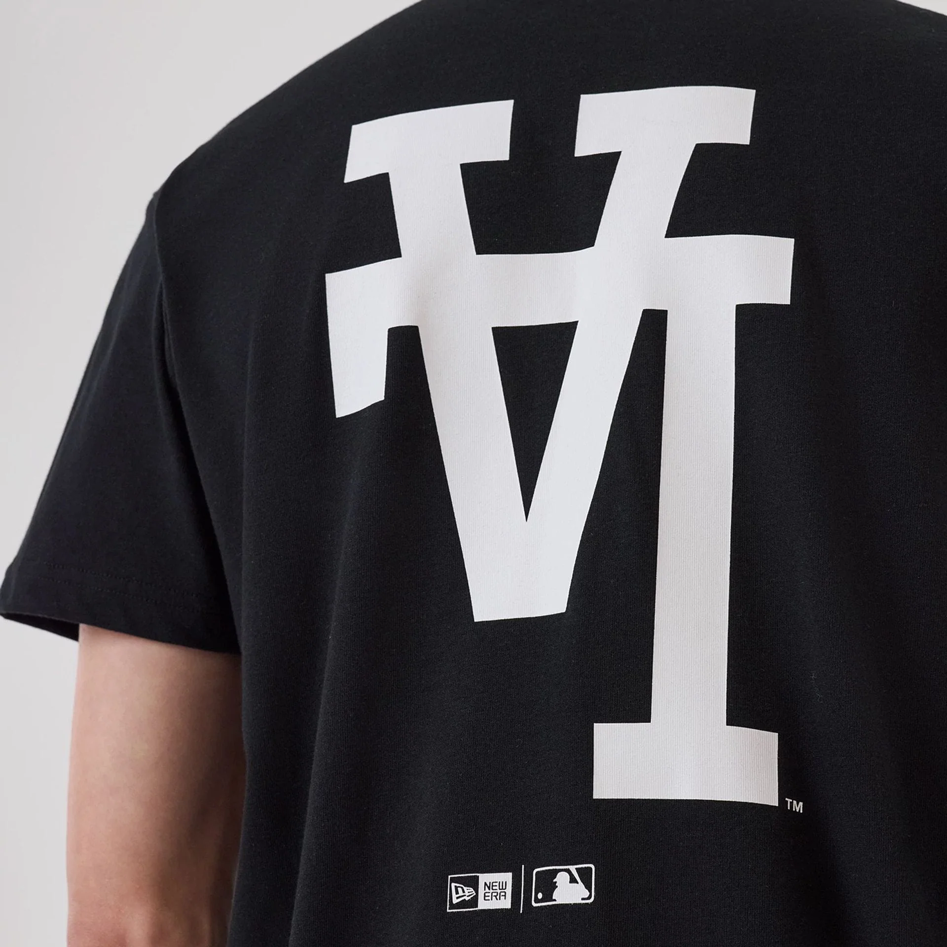 LA Dodgers MLB Upside Down Black T-Shirt - Image 4