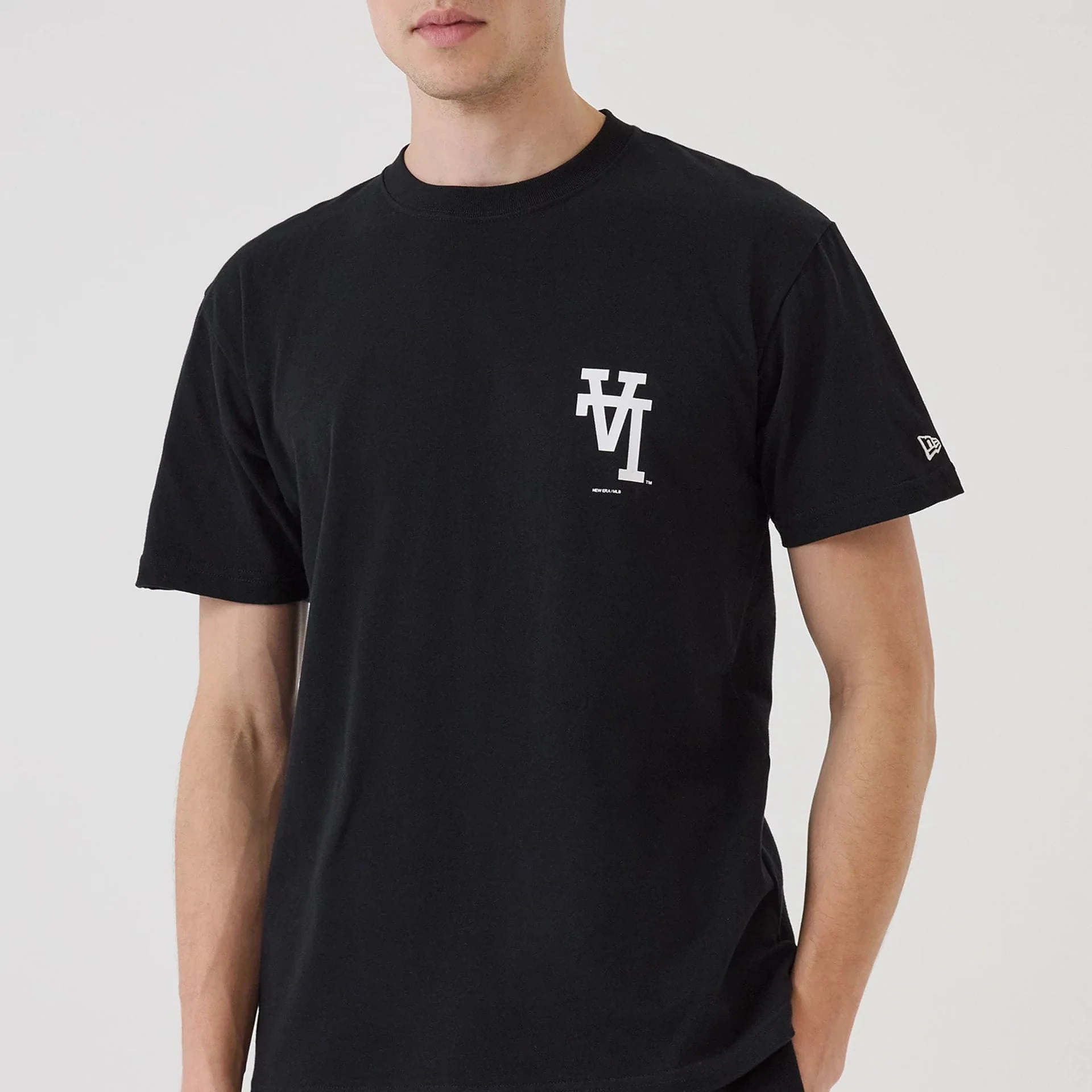 LA Dodgers MLB Upside Down Black T-Shirt - Image 5