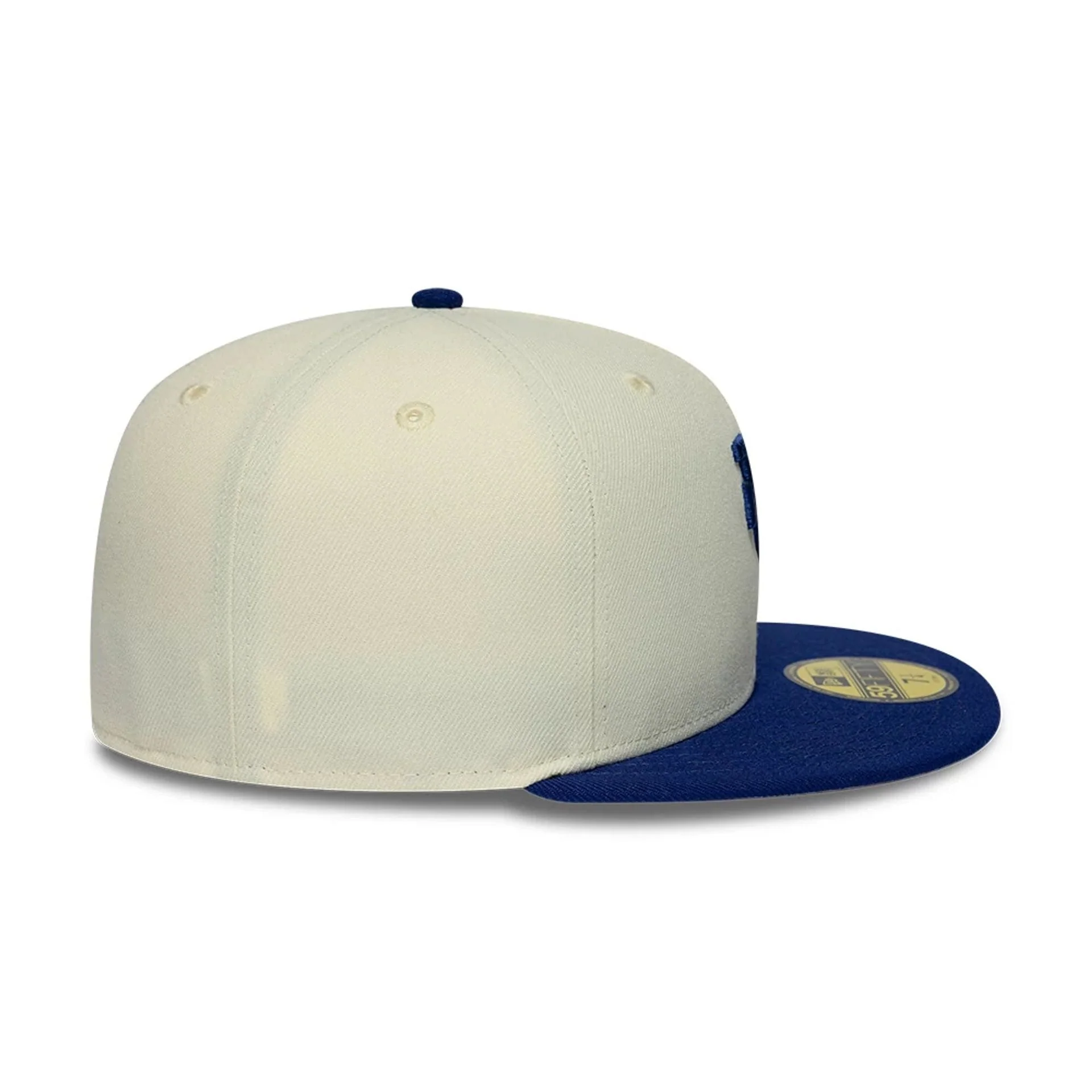 LA Dodgers MLB Upside Down Cream 59FIFTY Fitted Cap - Image 7