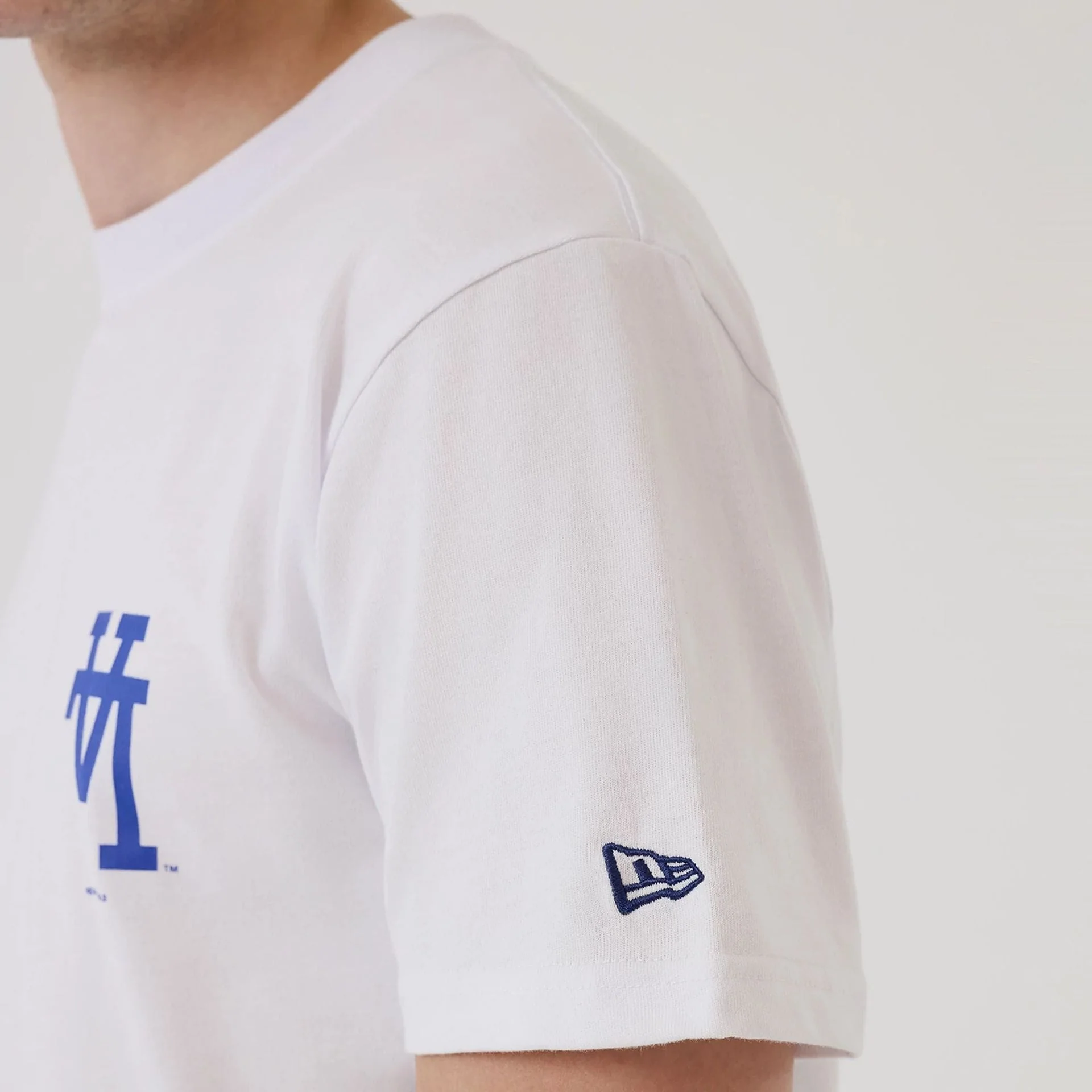 LA Dodgers MLB Upside Down White T-Shirt - Image 6