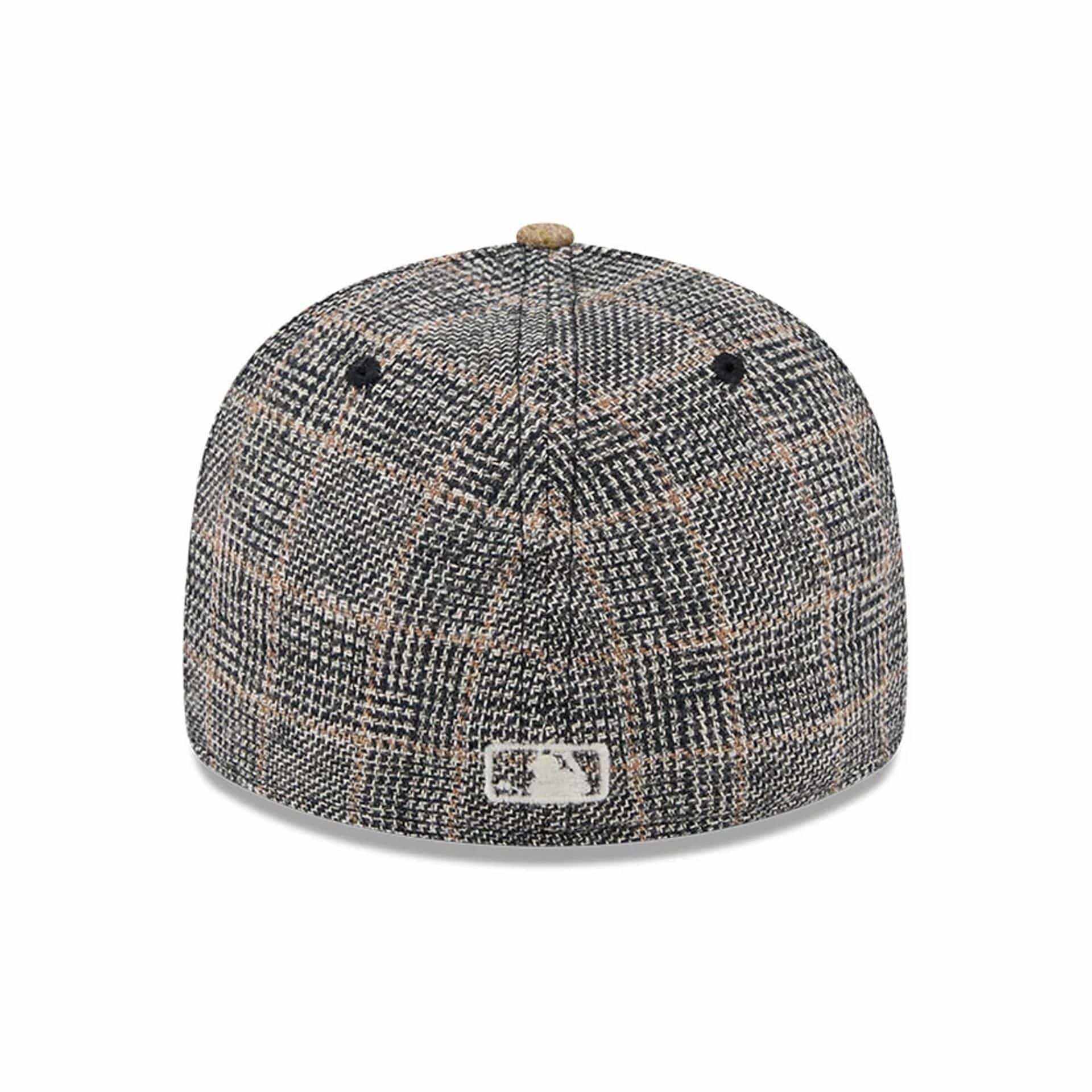 LA Dodgers MLB Vintage Tweed Open Blue Retro Crown 59FIFTY Fitted Cap - Image 5