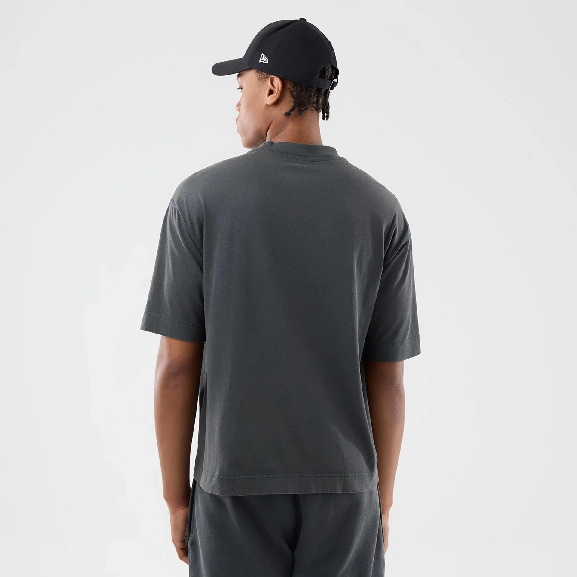 LA Dodgers MLB Washed Dark Grey T-Shirt - Image 2