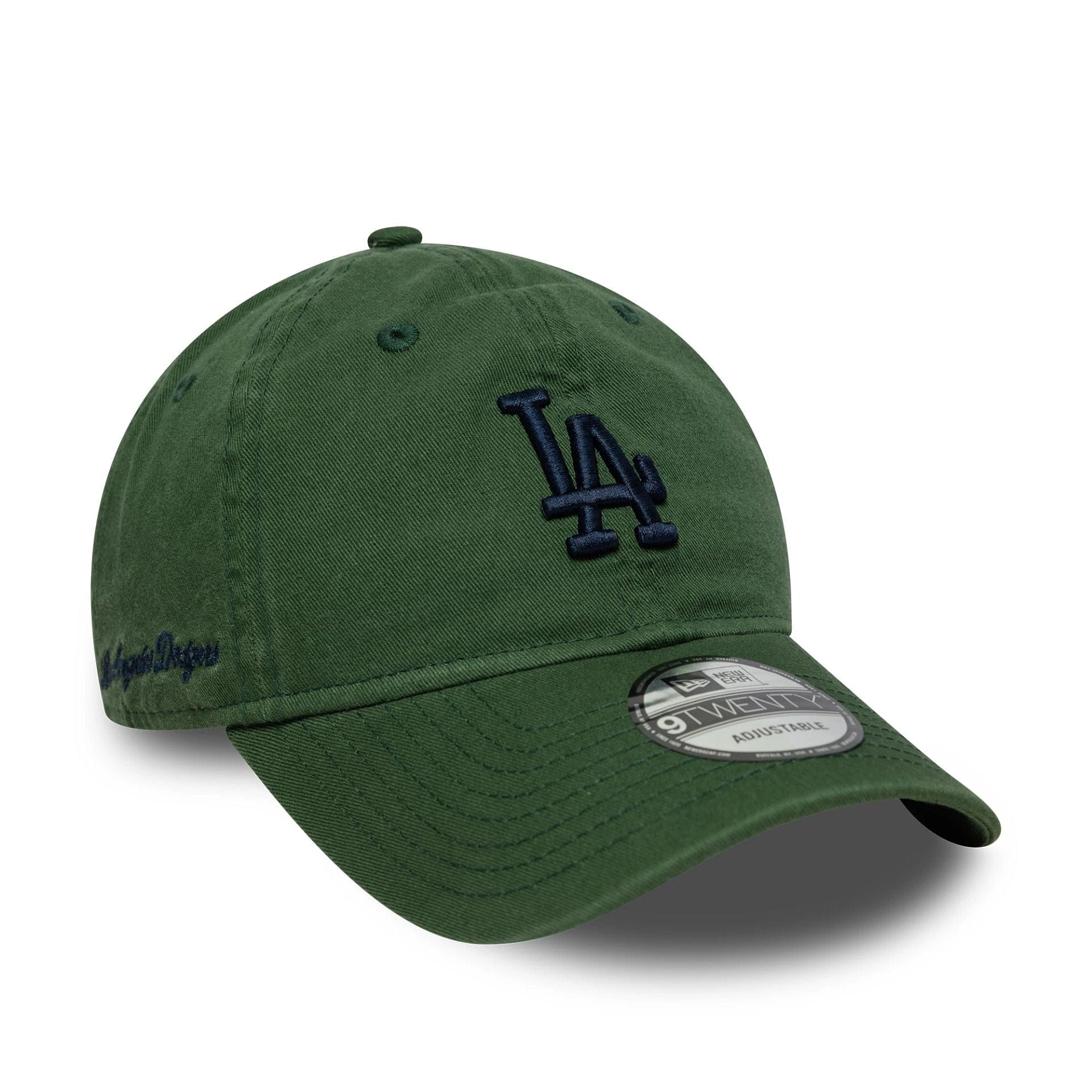 LA Dodgers MLB Washed Script Dark Green 9TWENTY Cap - Image 3