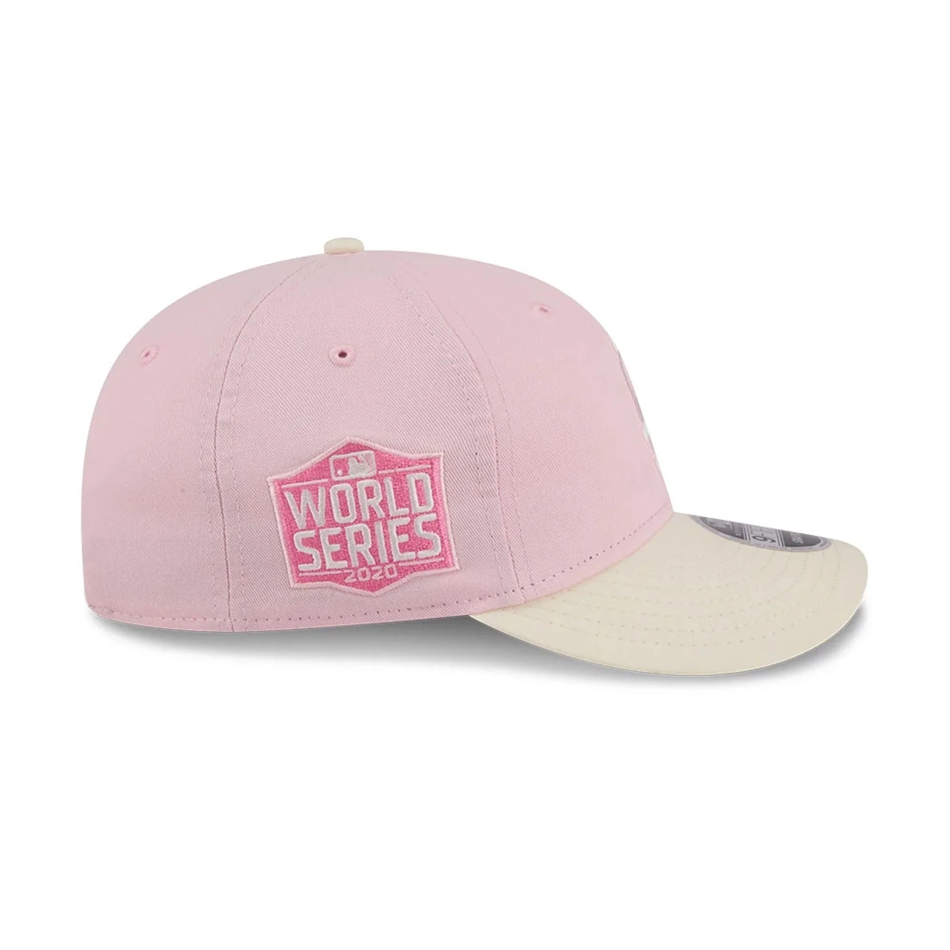 LA Dodgers MLB Washed Tie Dye Pastel Pink 9FIFTY Snapback Adjustable Cap - Image 4