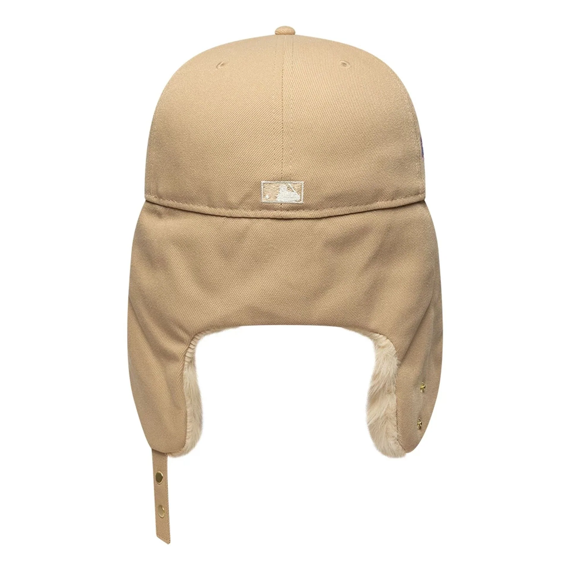 LA Dodgers MLB World Series Light Beige Dogear 59FIFTY Fitted Cap - Image 6