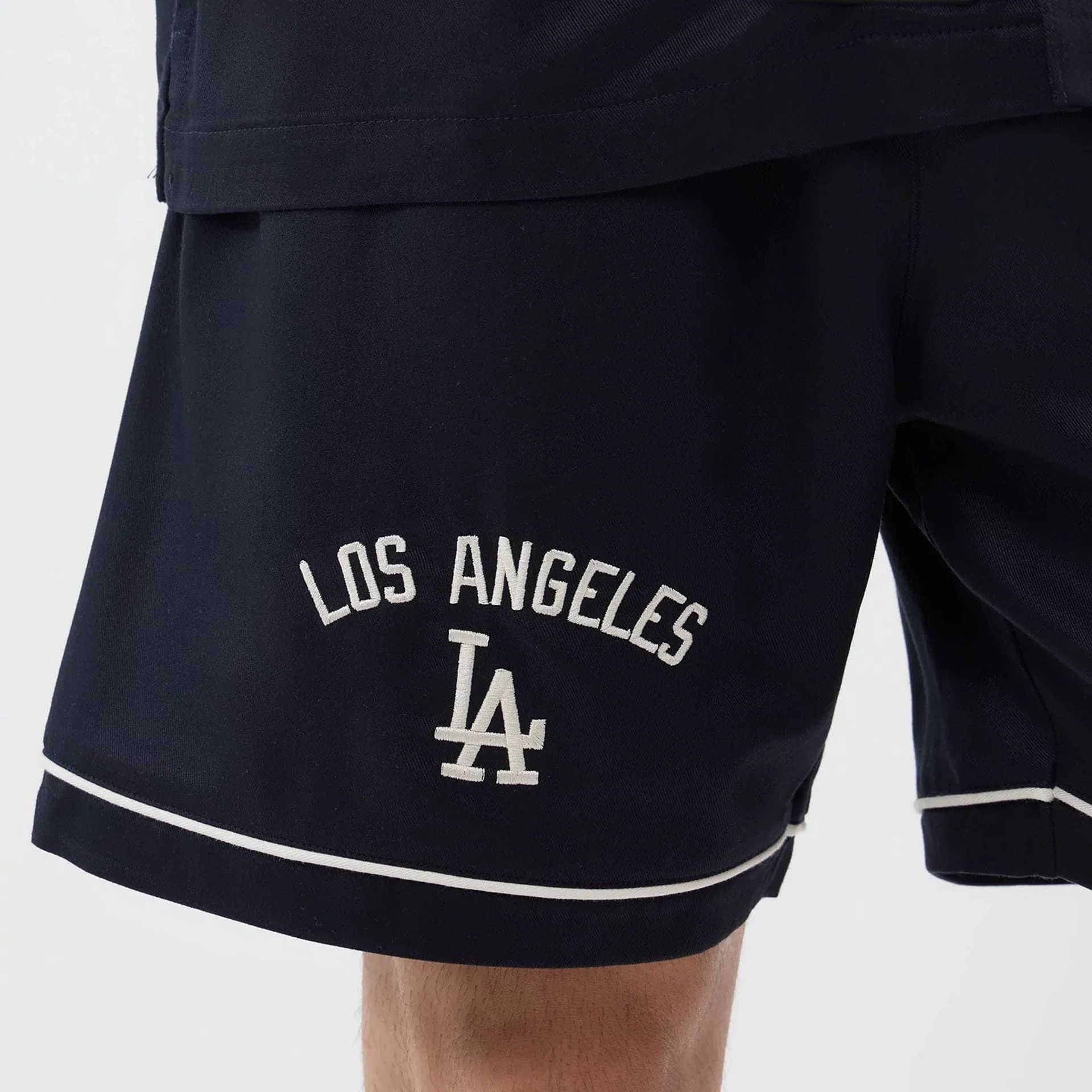 LA Dodgers MLB Woven Navy Shorts - Image 4