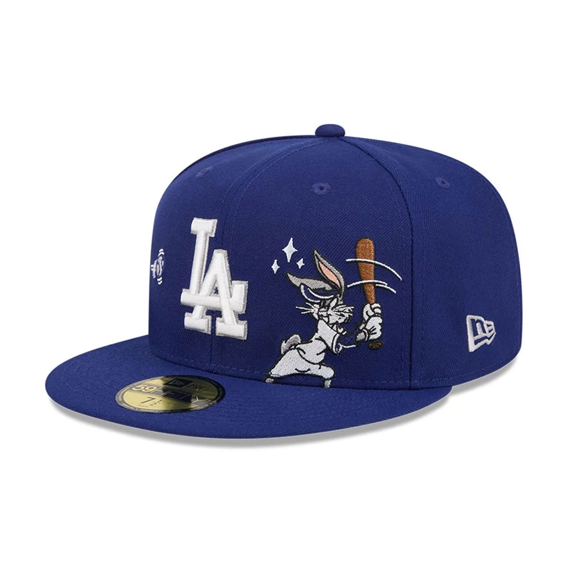 LA Dodgers MLB X Looney Tunes Bugs Bunny Dark Blue 59FIFTY Fitted Cap - Image 4